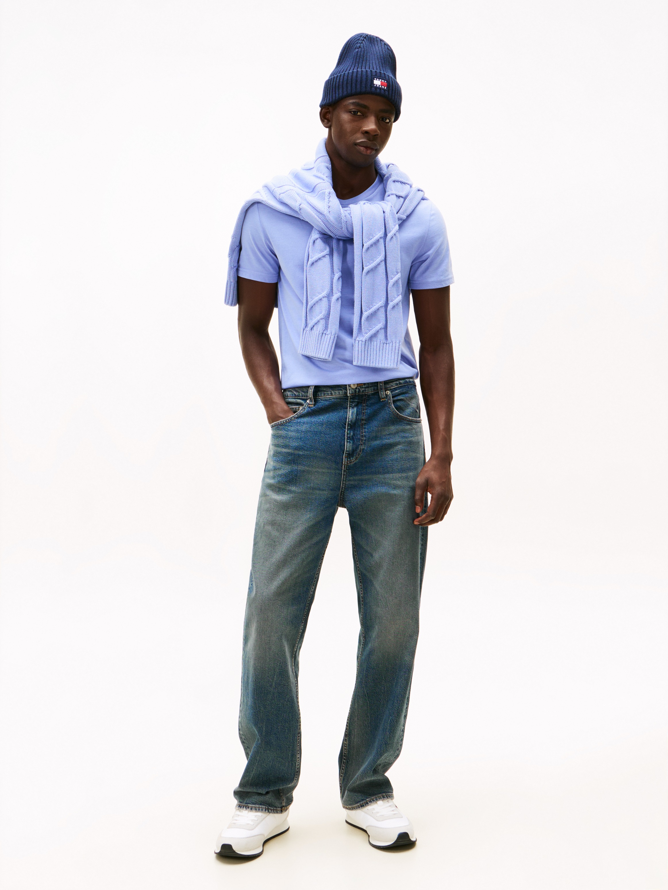 Thumbnail - Tommy Jeans T-Shirt "TJM XSLIM JASPE HTR TEE EXT"