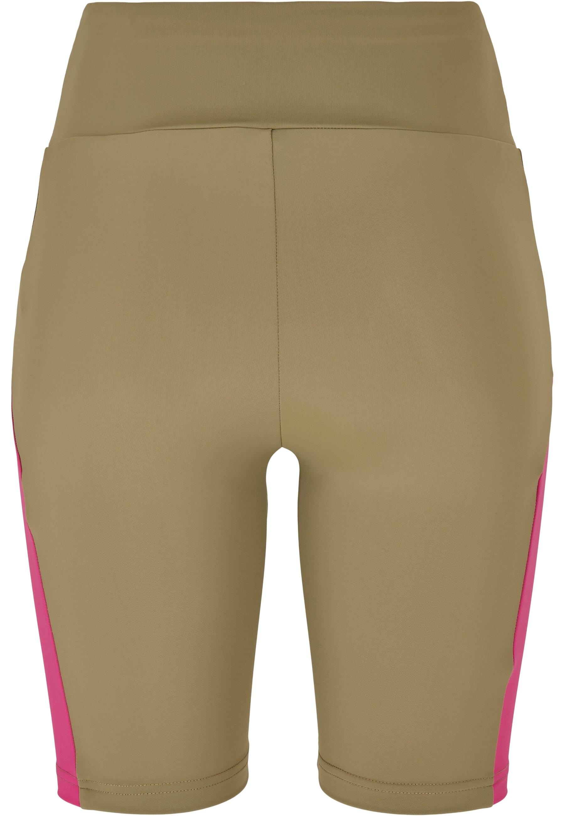 URBAN CLASSICS Radlerhose »Urban Classics Damen Ladies Color Block Cycle Shorts«, (1 tlg.)