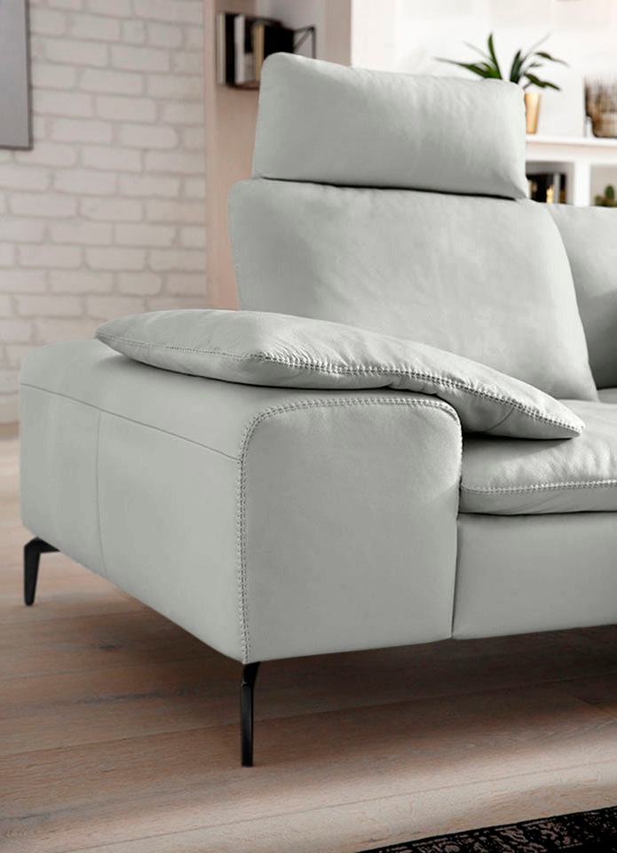 W.SCHILLIG Ecksofa »valentinoo, Designsofa, elegant und bequem, L-Form«, (Set), mit Sitztiefenverstellung, Breite 318 cm