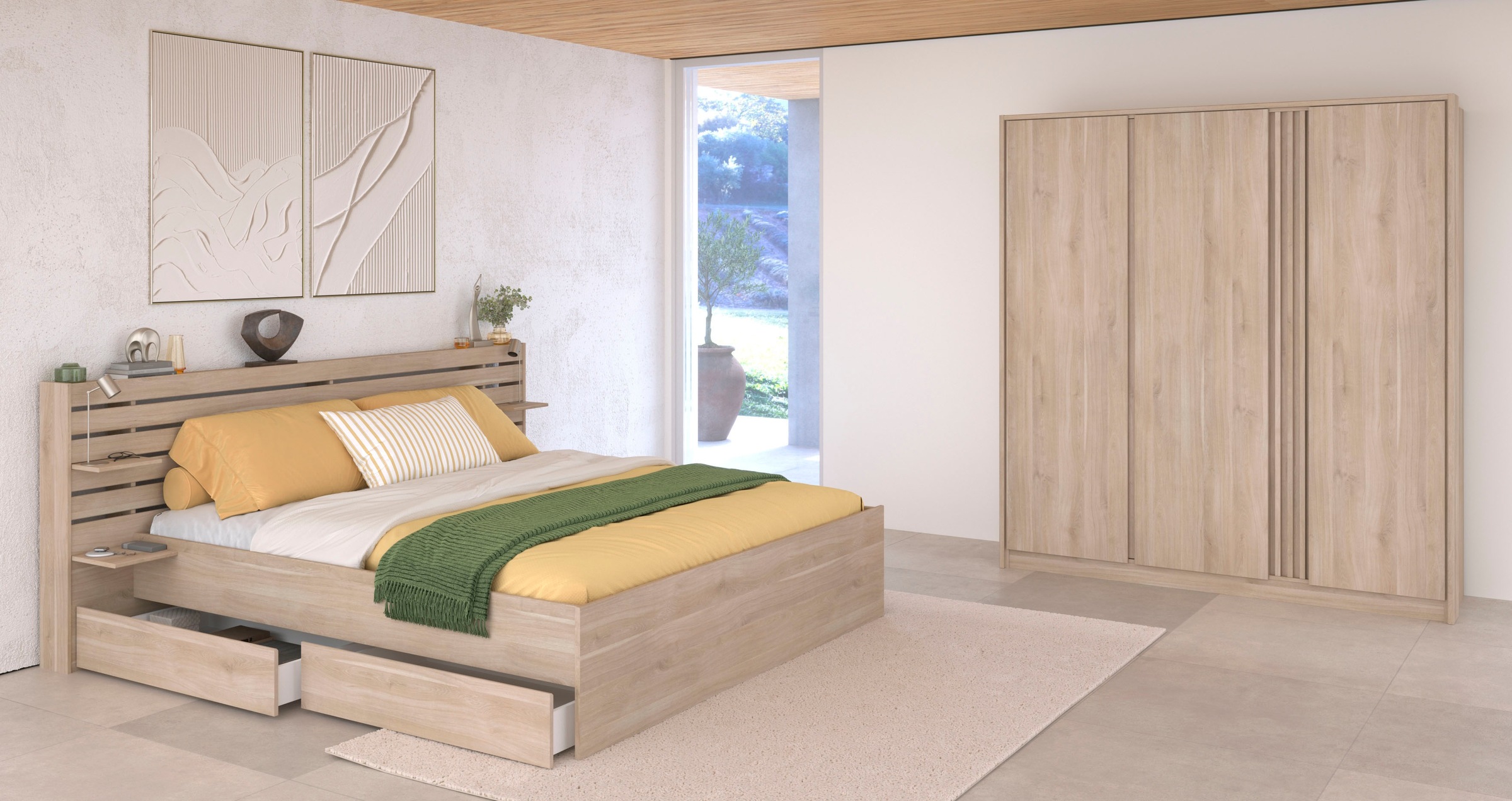 Parisot Schlafzimmer-Set "Parisot Escale 28" Set, 9 tlg. günstig online kaufen