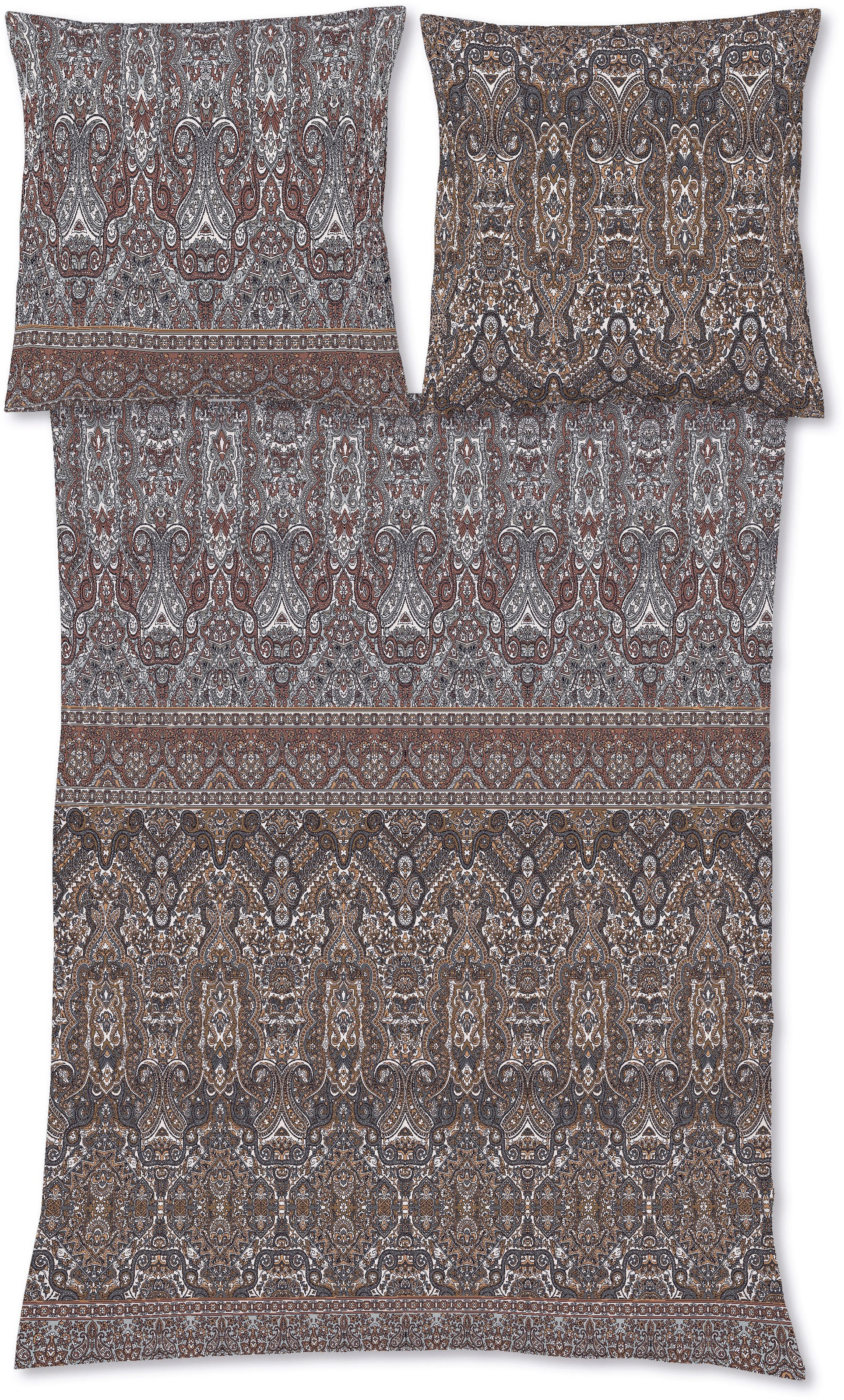 fleuresse Bettwäsche "Davos" 2 Stk. tlg. Feinbiber, Baumwolle, in Gr. 135x2 günstig online kaufen