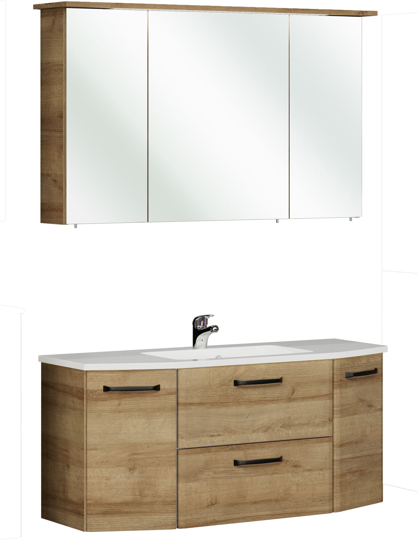 Saphir Badmöbel-Set "Quickset 318, mit Türdämpfer" 3 Stk. tlg.