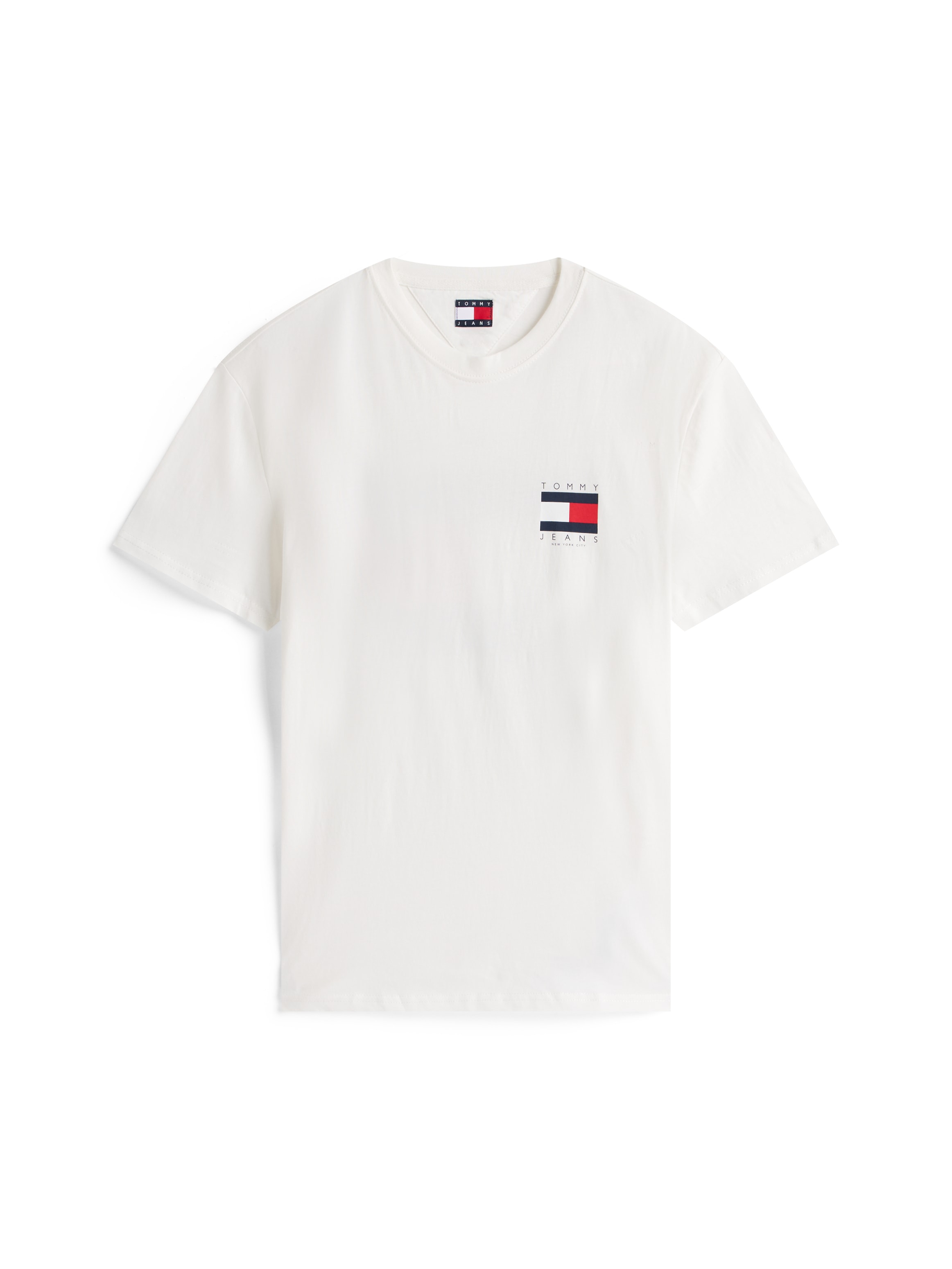 Tommy Jeans T-Shirt »TJM REG FLAG GRAPH BCKPRNT T EXT«, Mit Rundhalsausschnitt