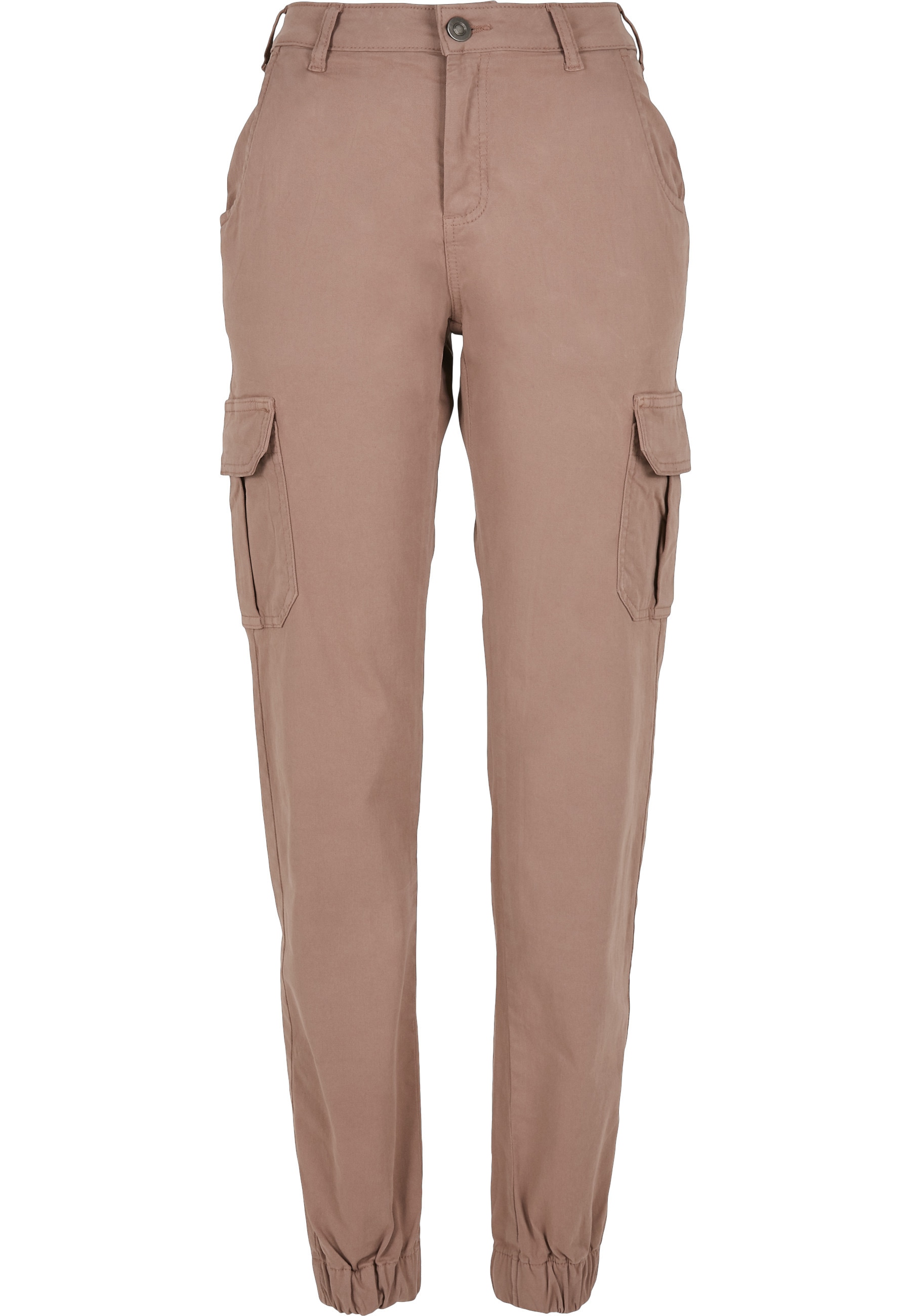URBAN CLASSICS Cargohose "Urban Classics Damen Ladies High Waist Cargo Pant günstig online kaufen