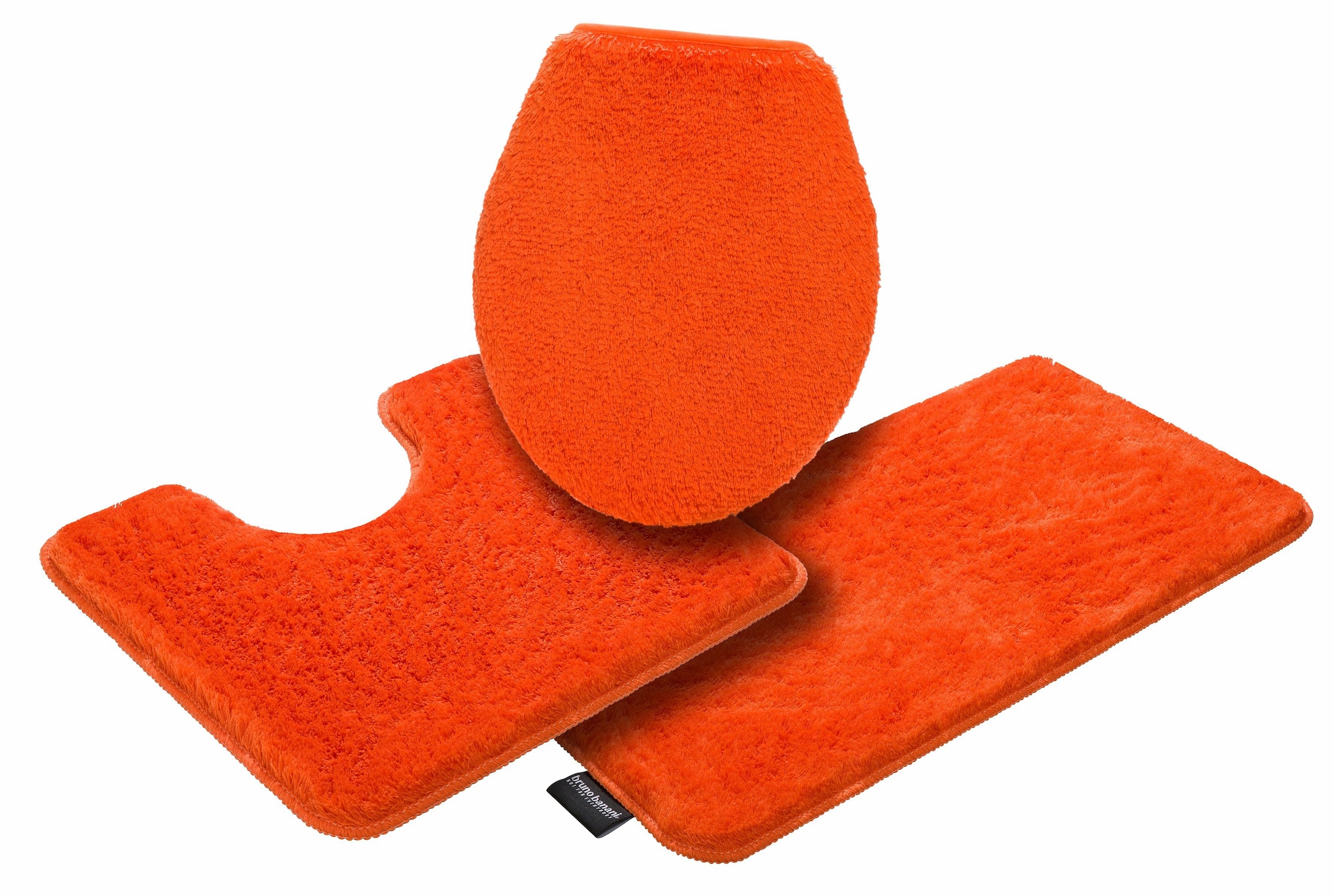Bruno Banani "Lana, Standard & Premium Qualität, 25 mm oder 30 mm Höhe" rutschhemmend beschichtet fußbodenheizungsgeeignet schnell trocknend strapazierfähig Badteppich, Badematten, unifarben, auch als 3 teiliges Set & rund