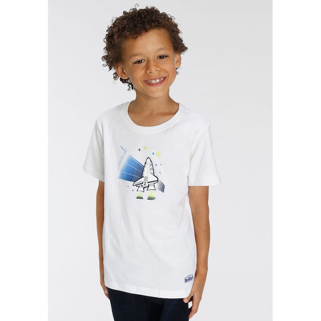 Scout T-Shirt »SPACE«, (Packung, 2er-Pack), aus Bio-Baumwolle | BAUR