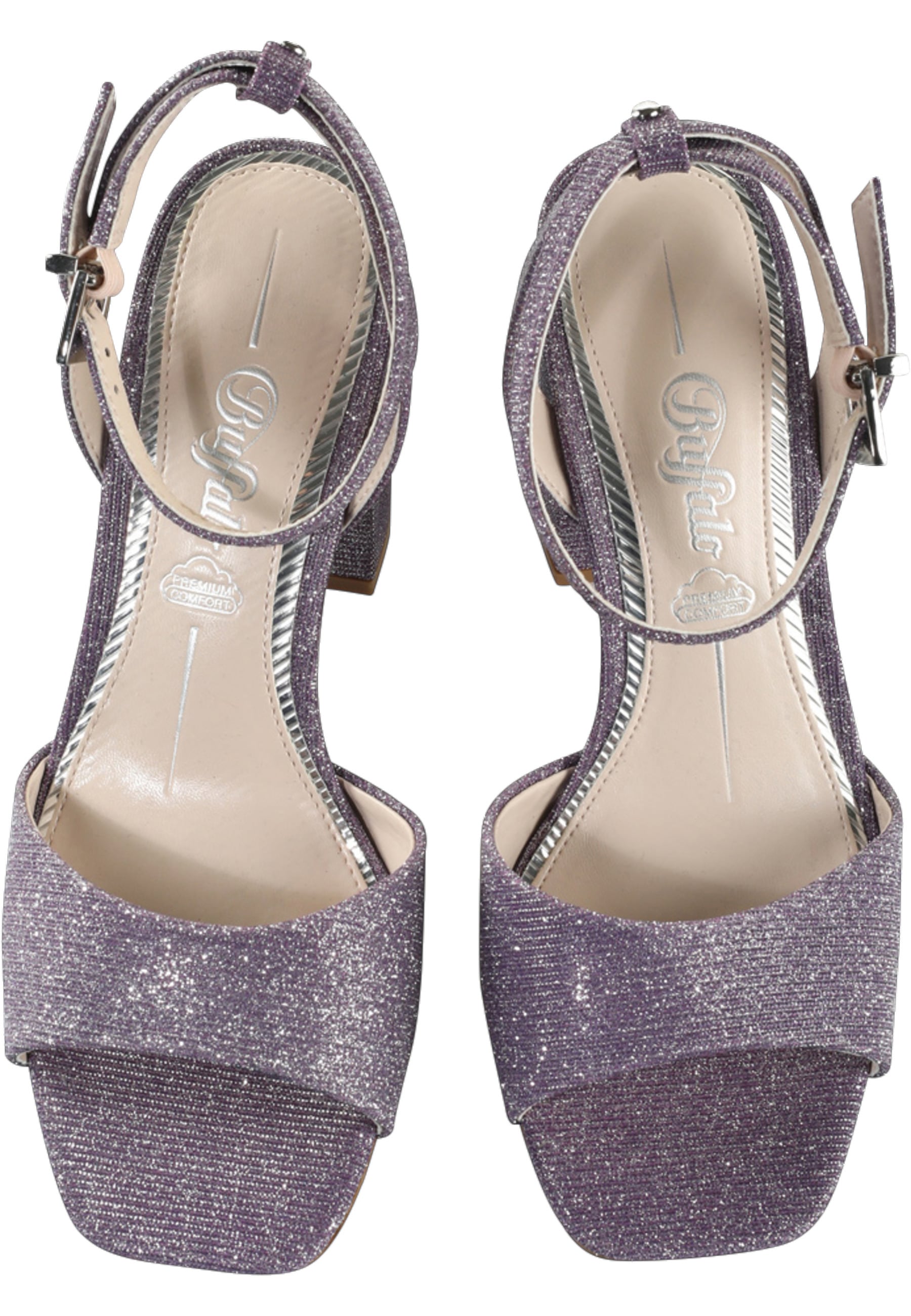 Buffalo High-Heel-Pumps "Buffalo Buffalo Charlotte Neat - Vegan Glitter"