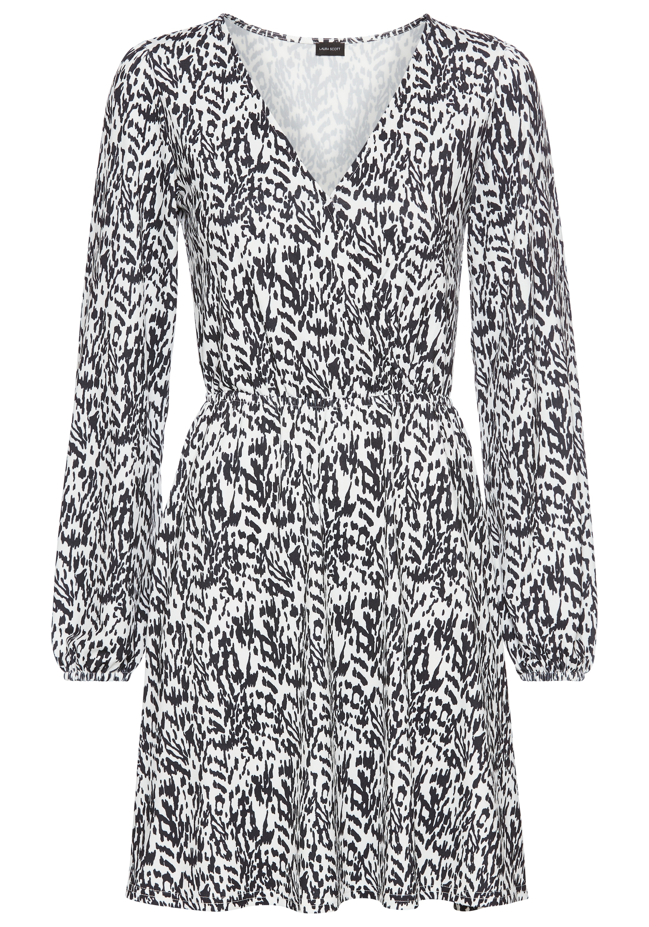 Laura Scott Jerseykleid, mit Wickel-Effekt