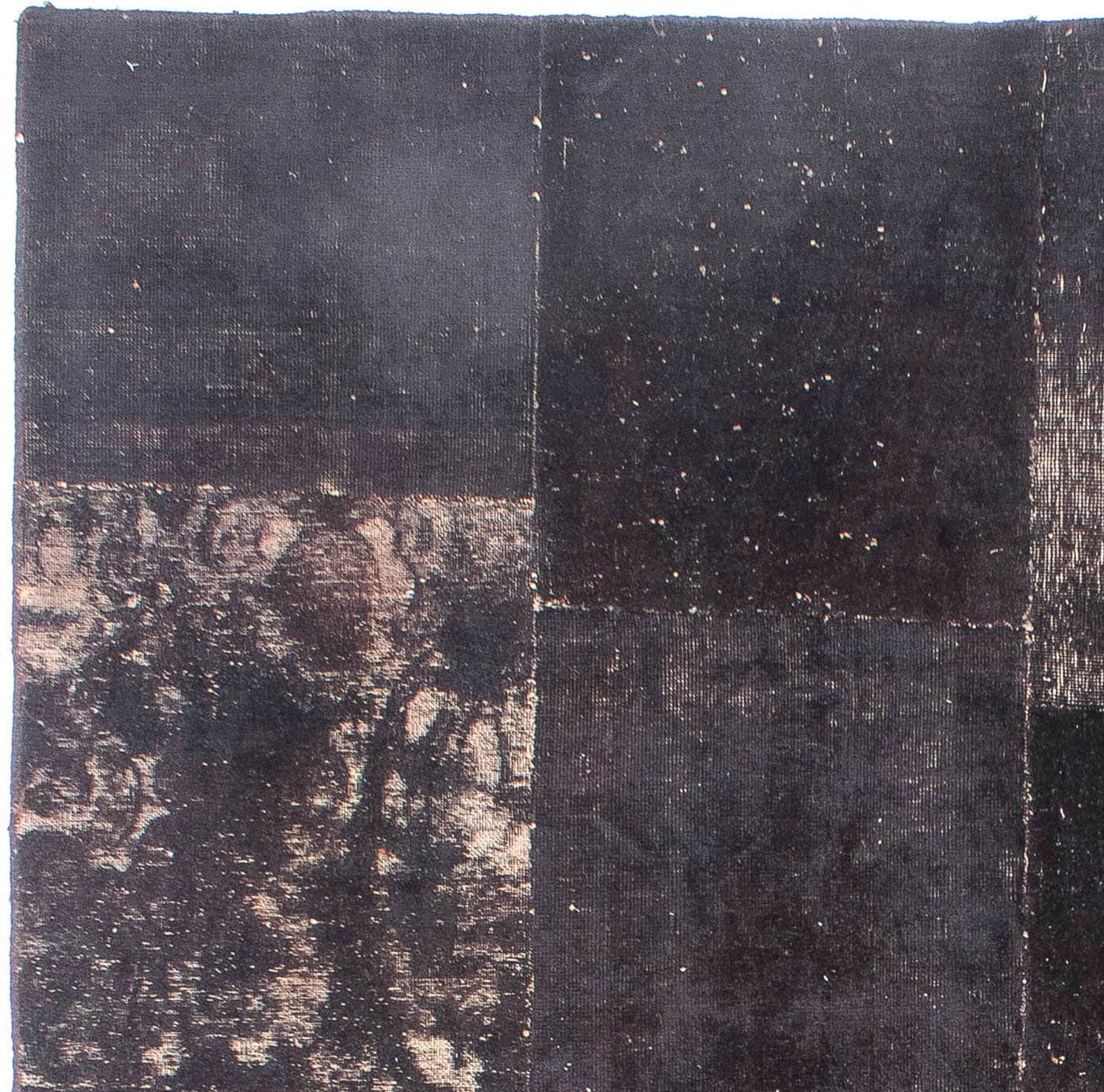 morgenland Teppich »Patchwork - 298 x 202 cm - mehrfarbig«, rechteckig, Wohnzimmer, Handgeknüpft, Einzelstück mit Zertifikat