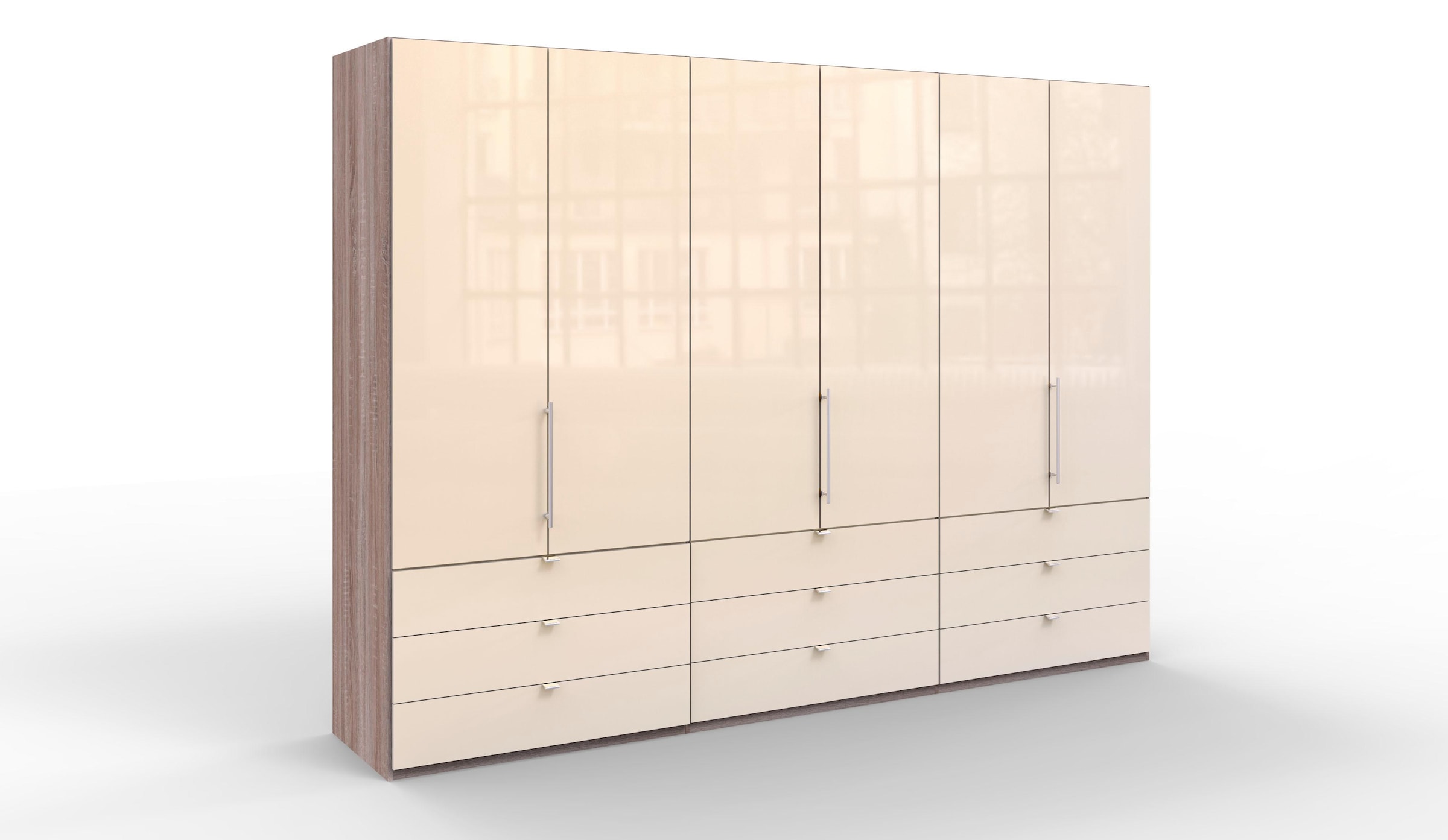 WIEMANN Kleiderschrank »Loft«, Glasfront