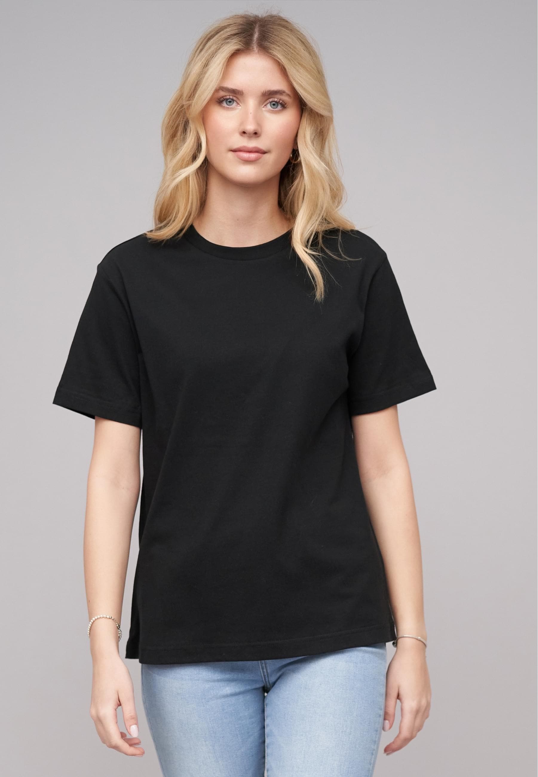 CLOUD 5IVE T-Shirt »CLOUD 5IVE Ladies 77 Delicious Black Tee«, (1 tlg.)