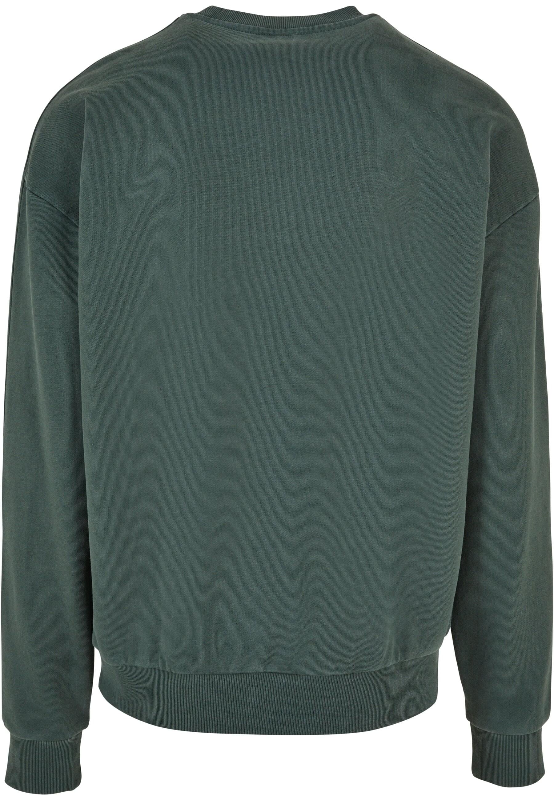 URBAN CLASSICS Rundhalspullover »Urban Classics Herren Heavy Terry Garment Dye Crew«, (1 tlg.)