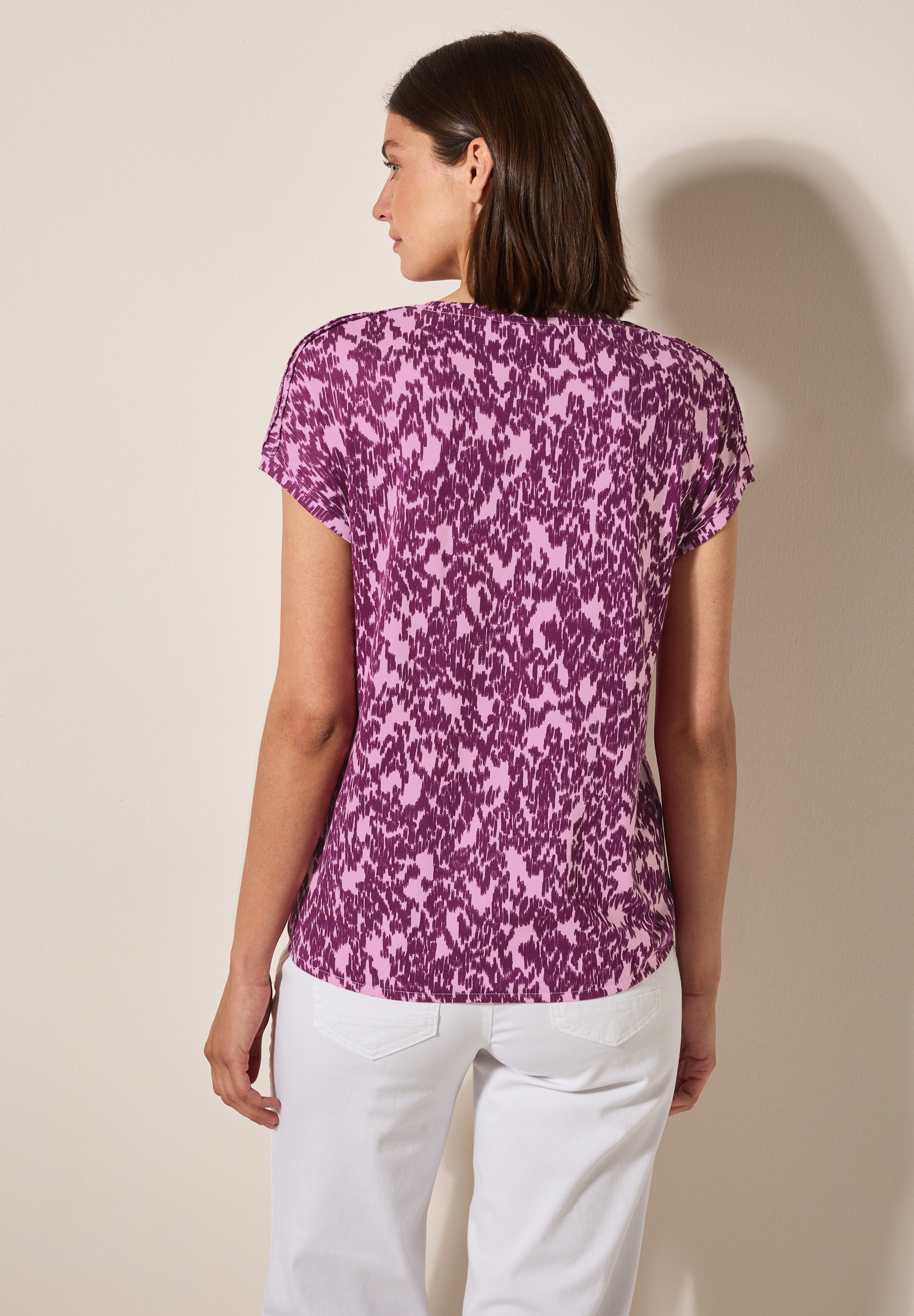 Cecil T-Shirt, im soften Baumwoll-Mix