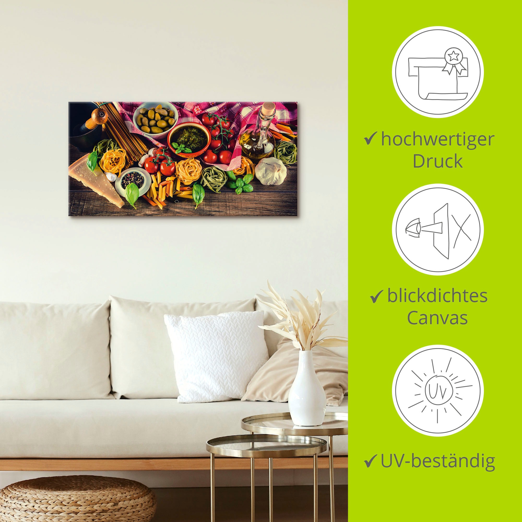 Artland "Italienisch mediterrane Lebensmittel" Lebensmittel 1 Stk. tlg. auf günstig online kaufen