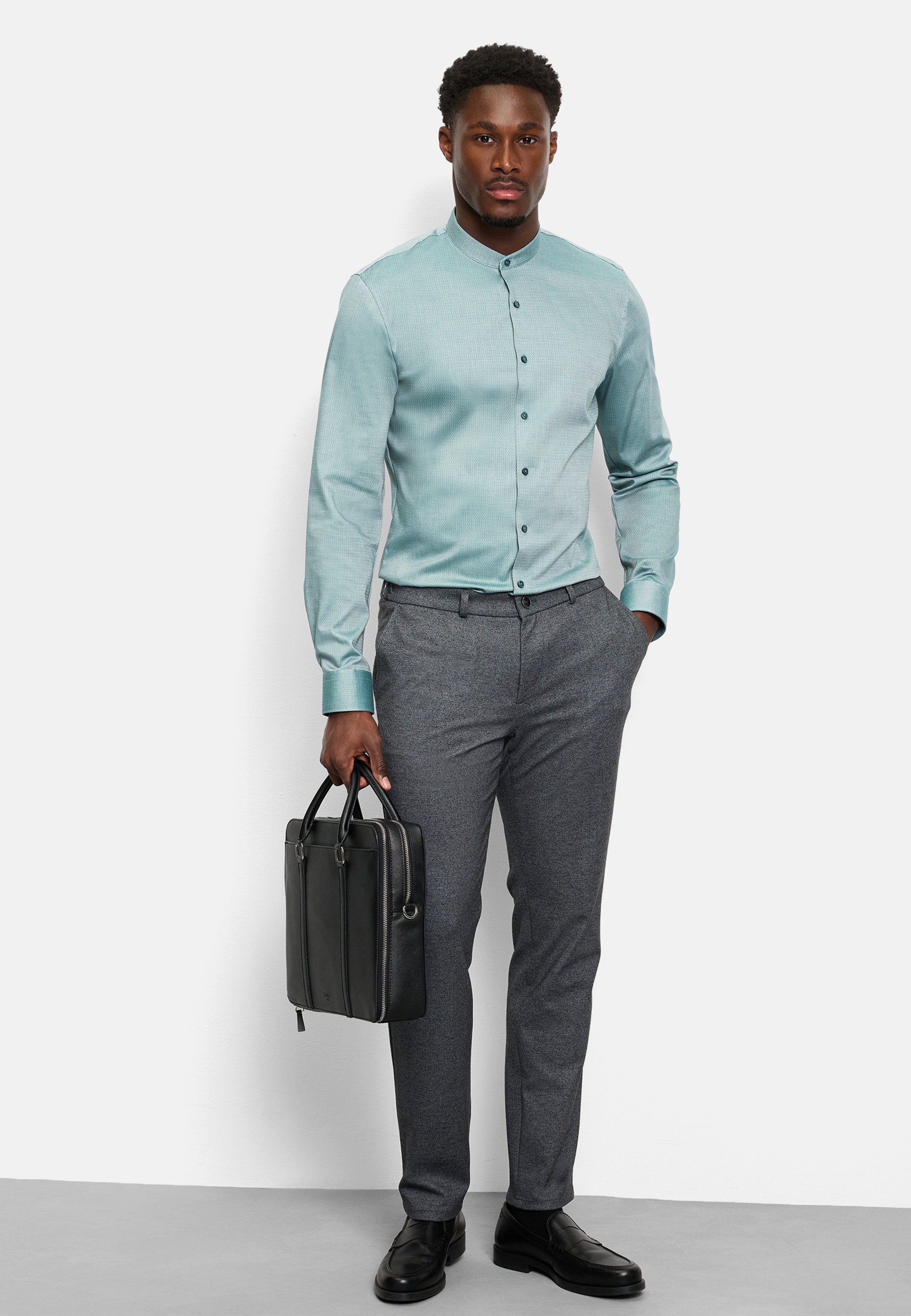 Thumbnail - OLYMP Businesshemd "OLYMP No. Six, super slim, Stehkragen"