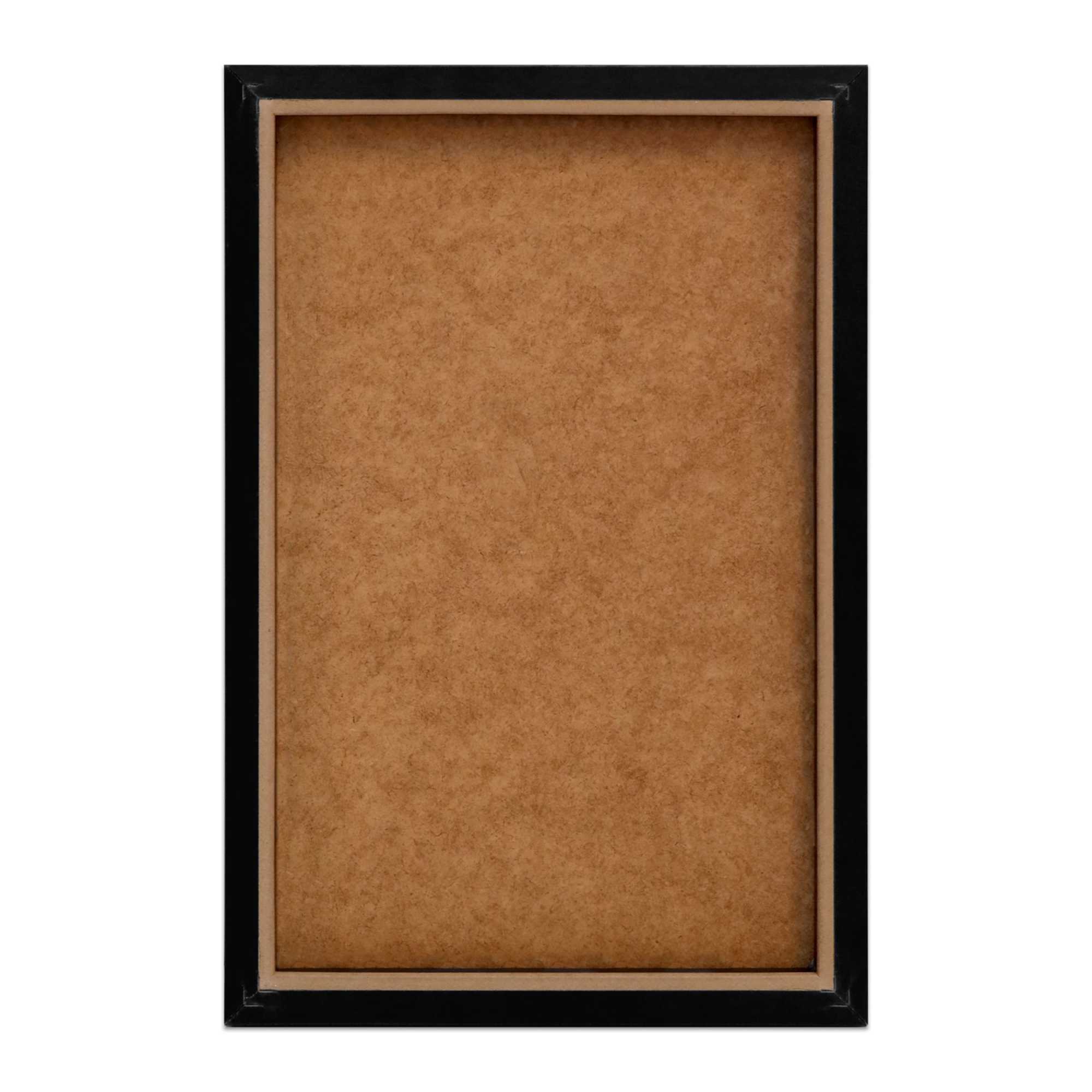 Thumbnail - Reinders Poster "Dont Worry" Toilette - Be Happy - Schwarz-Weiß - MDF - Sprüche - 20x30 cm