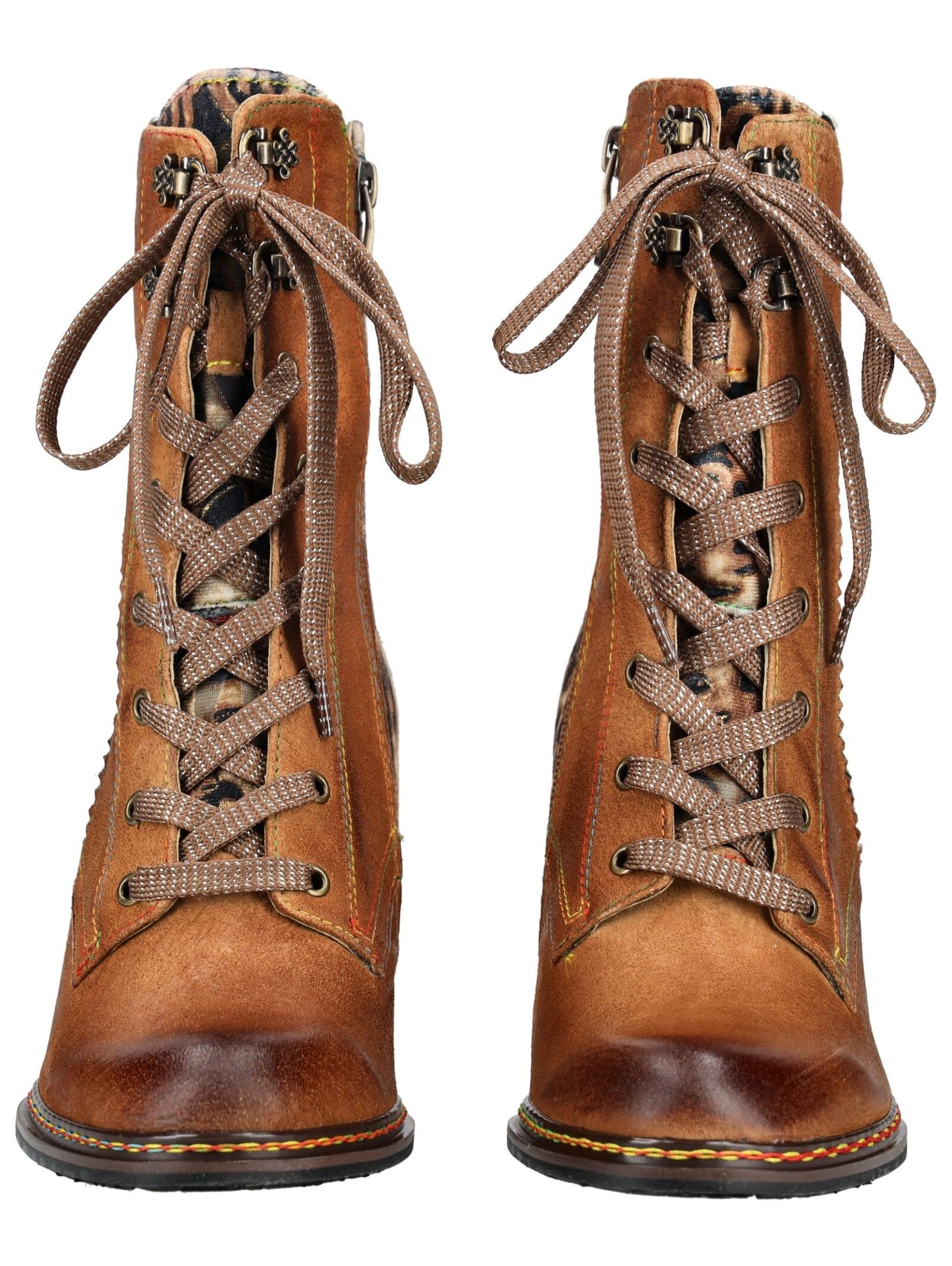 LAURA VITA Schnürstiefelette »LAURA VITA Stiefelette Leder/Textil«