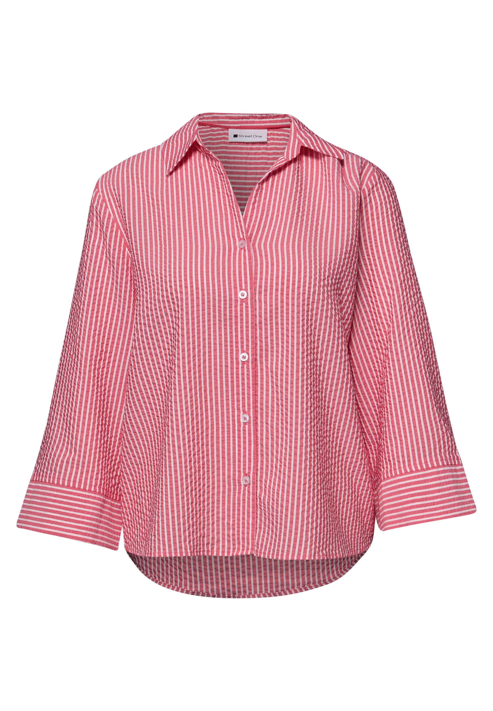 STREET ONE Hemdbluse mit 3/4 Ärmeln