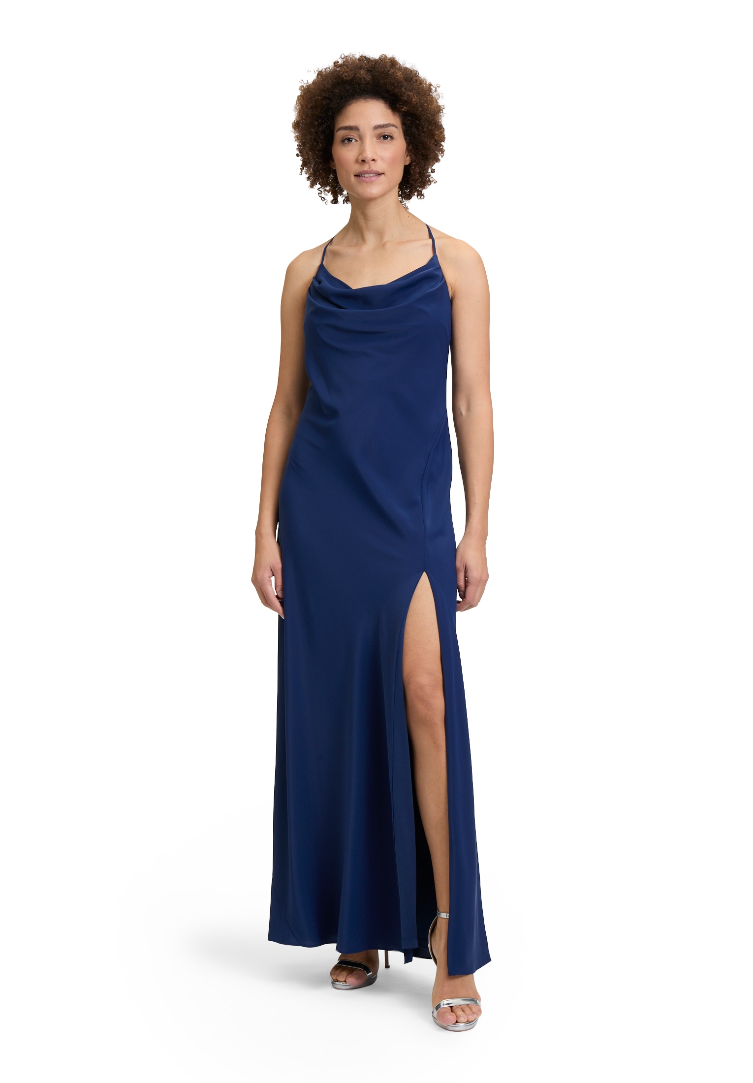 Vera Mont Abendkleid "Vera Mont Damen Abendkleid mit Wasserfallausschnitt", günstig online kaufen