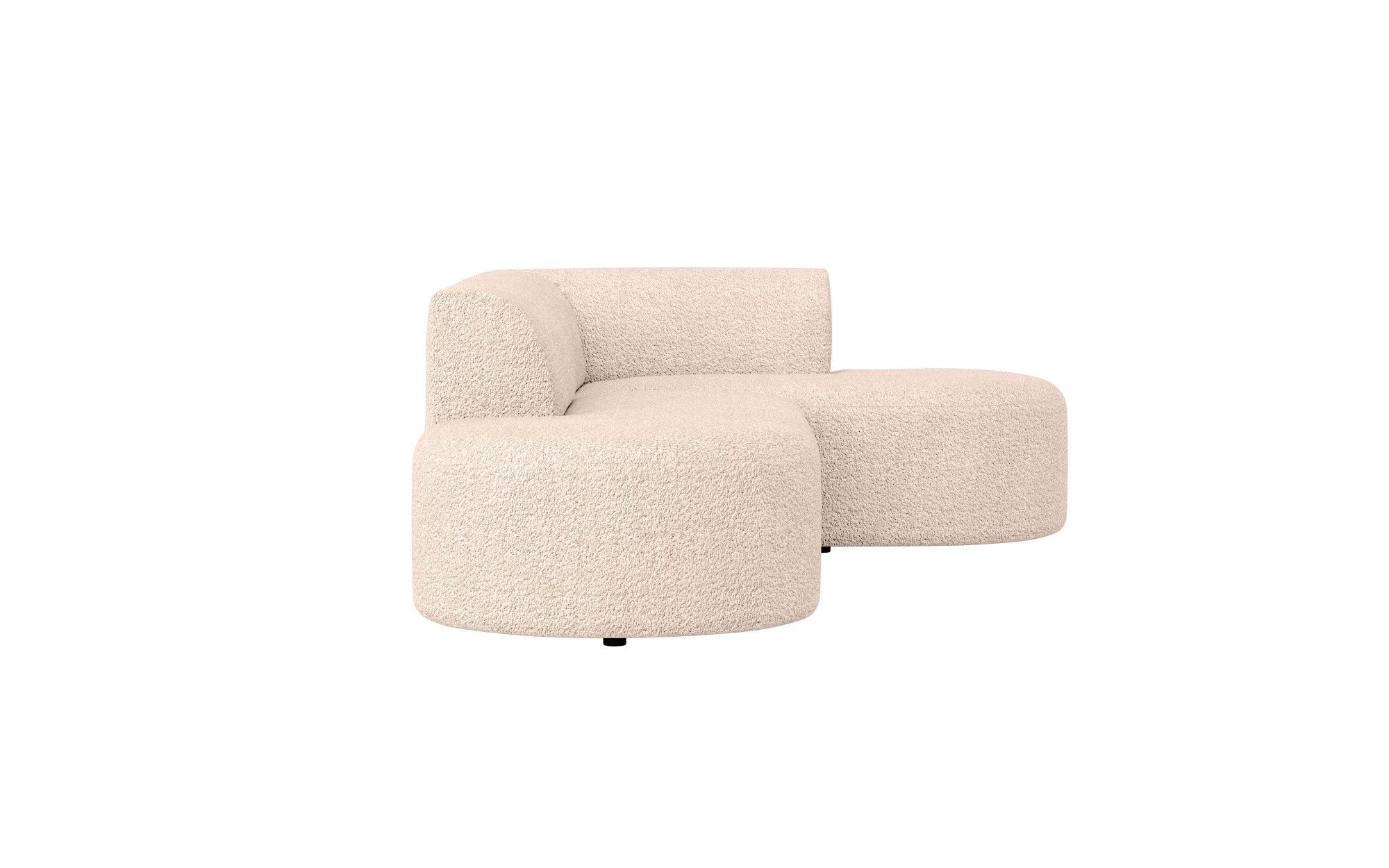 andas Ecksofa »Ecksofa Tvinne mit Ottomane links oder rechts bestellbar«, L-Form, mit Wellenunterfederung, BxTxH 260x170x73 cm