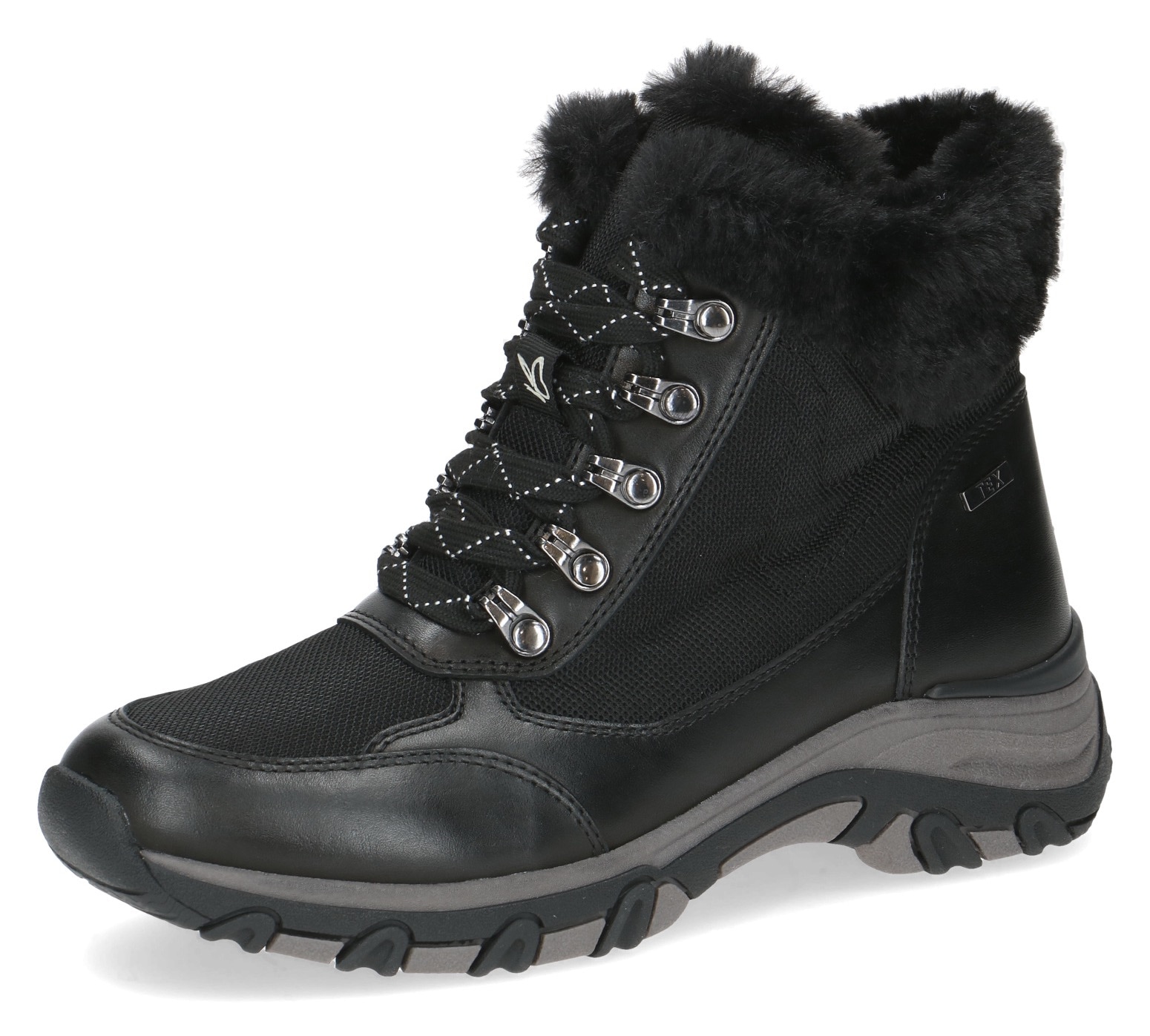 Caprice Winterboots, Keilabsatz, Schnürboots, Outdoorschuh in bequemer Weite