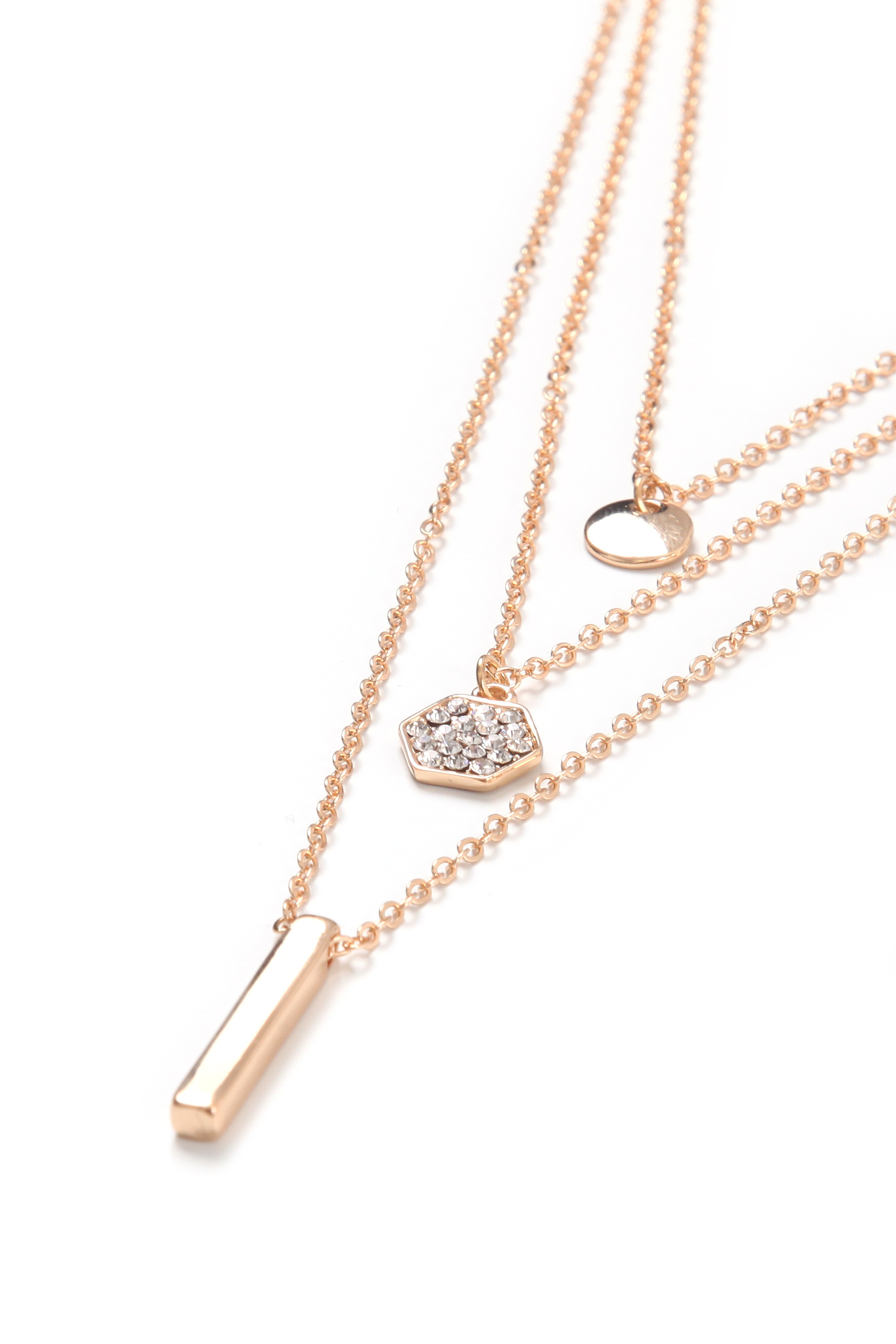 COLLEZIONE ALESSANDRO Ketten-Set »Layla«, mit funkelnden Glassteinen