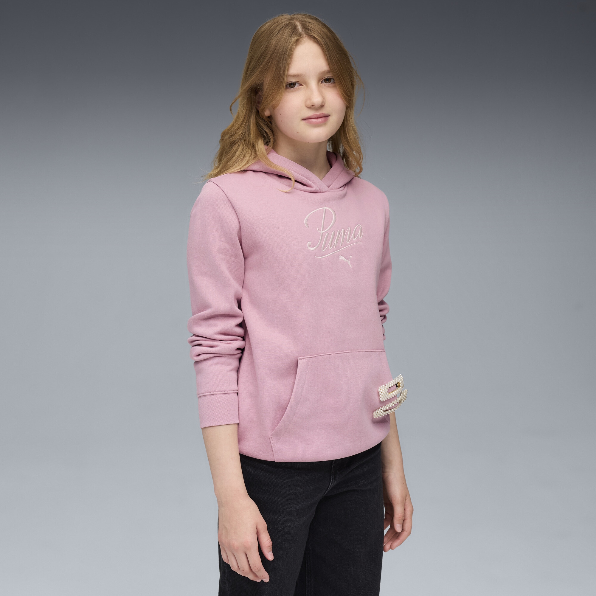 PUMA Hoodie »Essentials Script Hoodie Mädchen«
