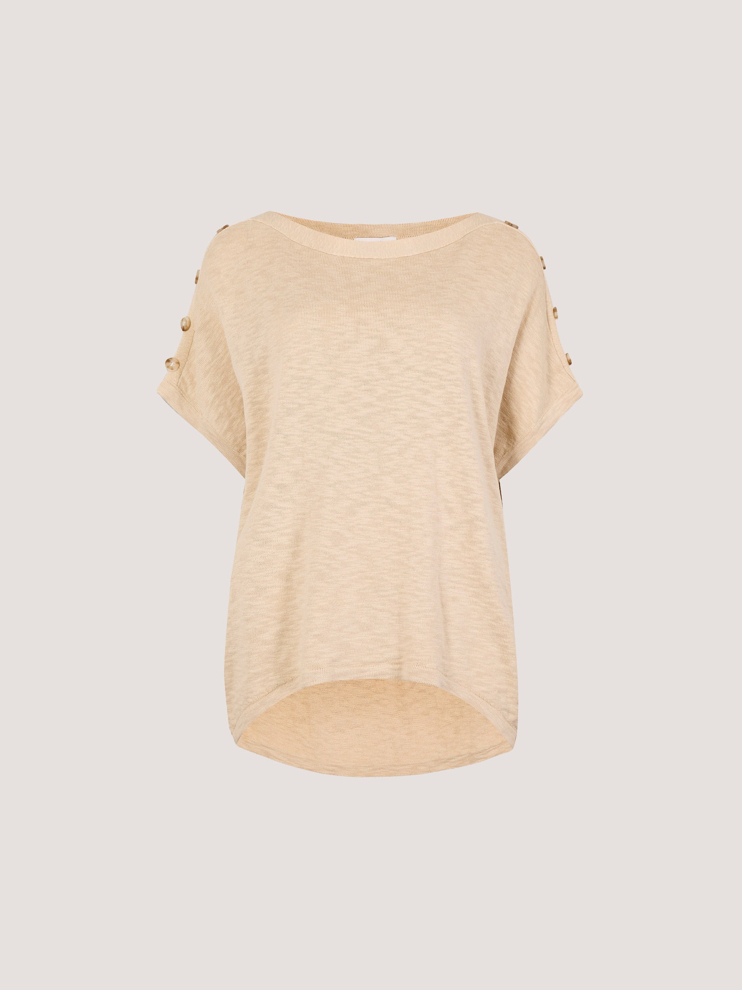 Apricot Stricktop »Top« mit dekorativen Knöpfen