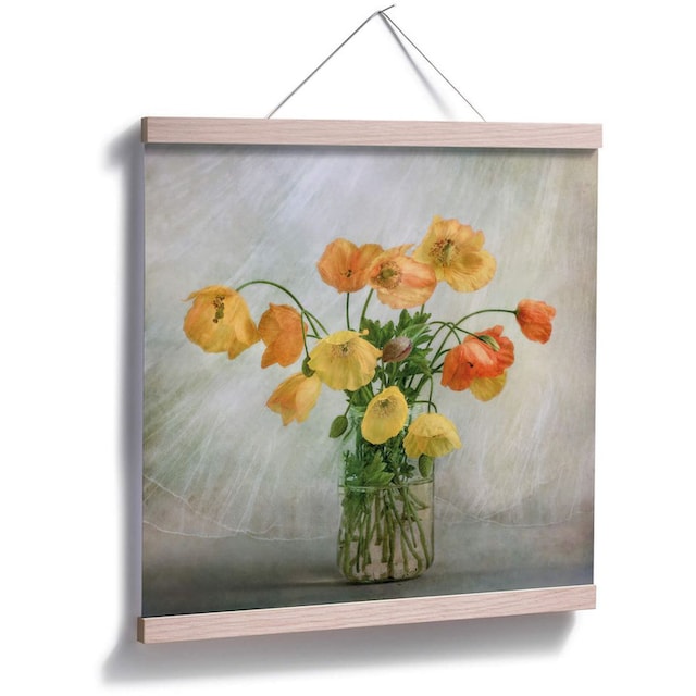 Wall-Art Poster »Mohnblumen im Glas«, Blumen, (1 St.) kaufen | BAUR