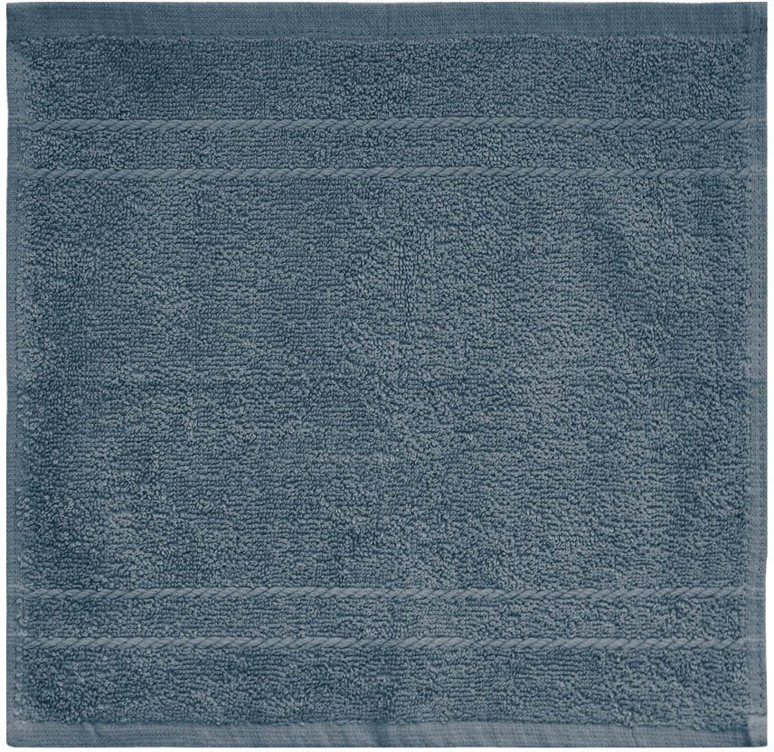 Dyckhoff Waschlappen »Kristall«, (Set, 10 tlg.), mit Bordüren