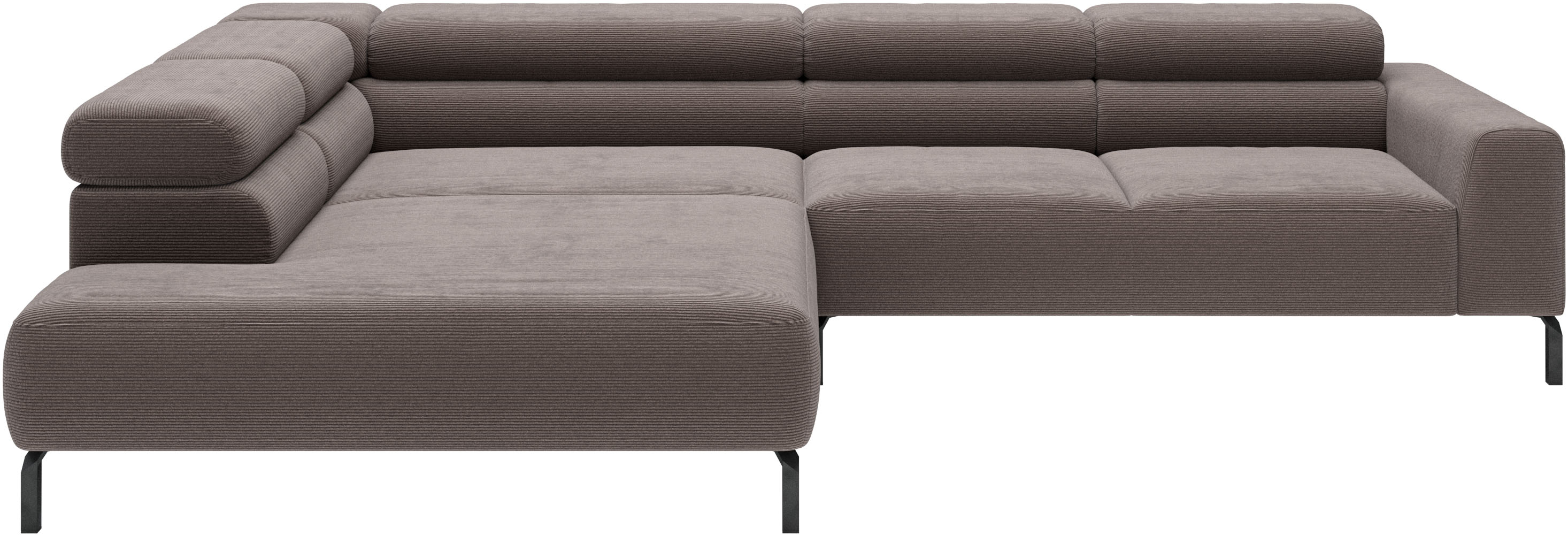Home affaire Ecksofa "Antonelli, L-Form, incl. Kopfteilverstellung, Breite 312 cm" wahlweise elektrische Sitztiefenverstellung