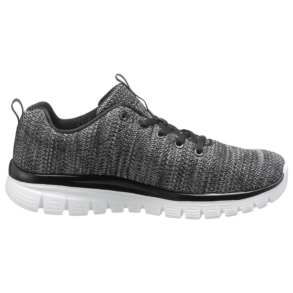 Skechers Sneaker »Graceful - Twisted Fortune«, mit Memory Foam, Freizeitschuh, Halbschuh, Schnürschuh