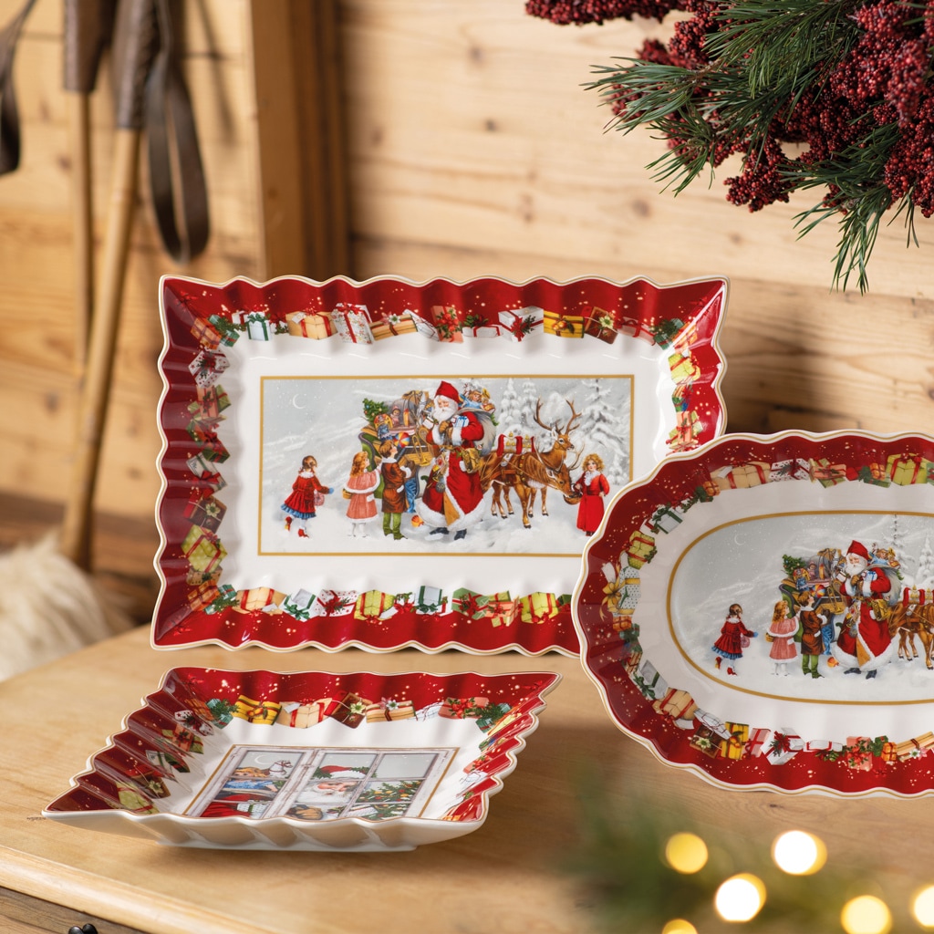 Villeroy & Boch Schale »Schale "Santa" Toy's Fantasy 27 x 27 cm bunt«