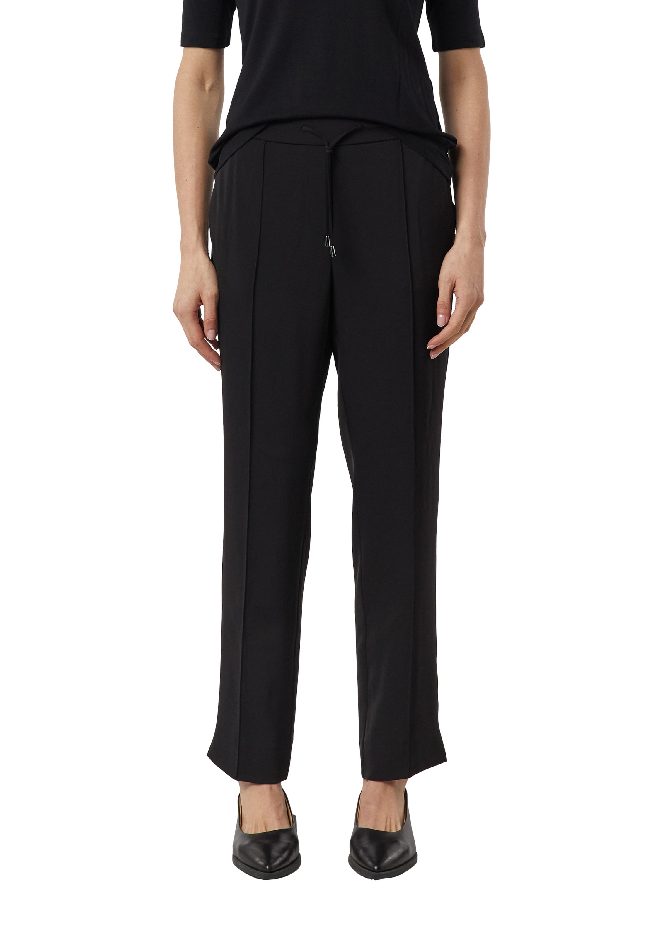 Comma Stoffhose  mit Gummizug und Kordelzug