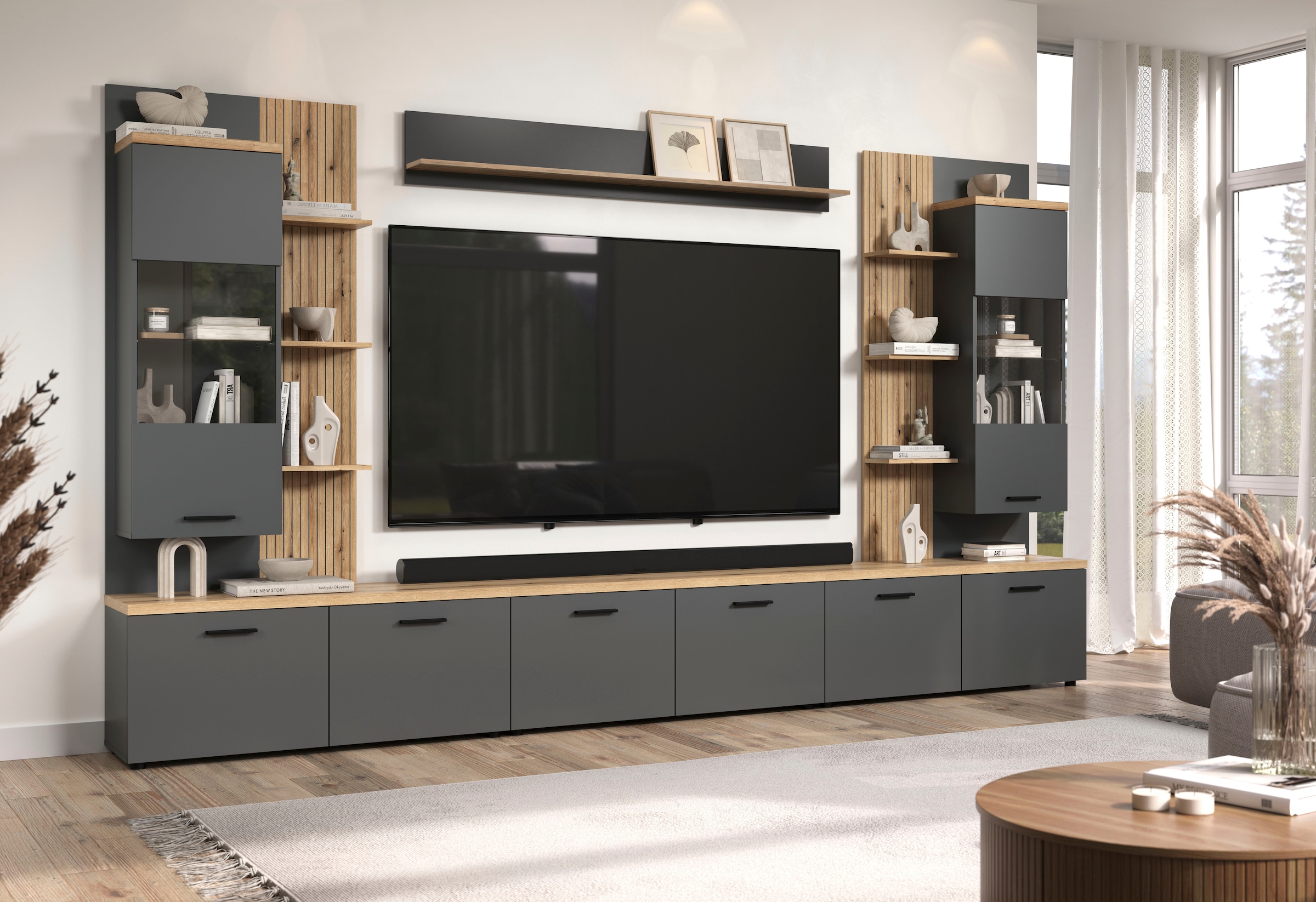 Home affaire TV-Wand »Bajo« 3 Stk. tlg.