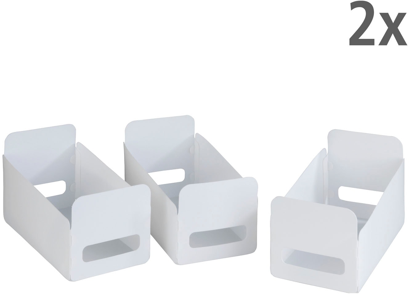 WENKO Organizer "Universal" Aufbewahrungsboxen für Küche und Haushalt, falt günstig online kaufen