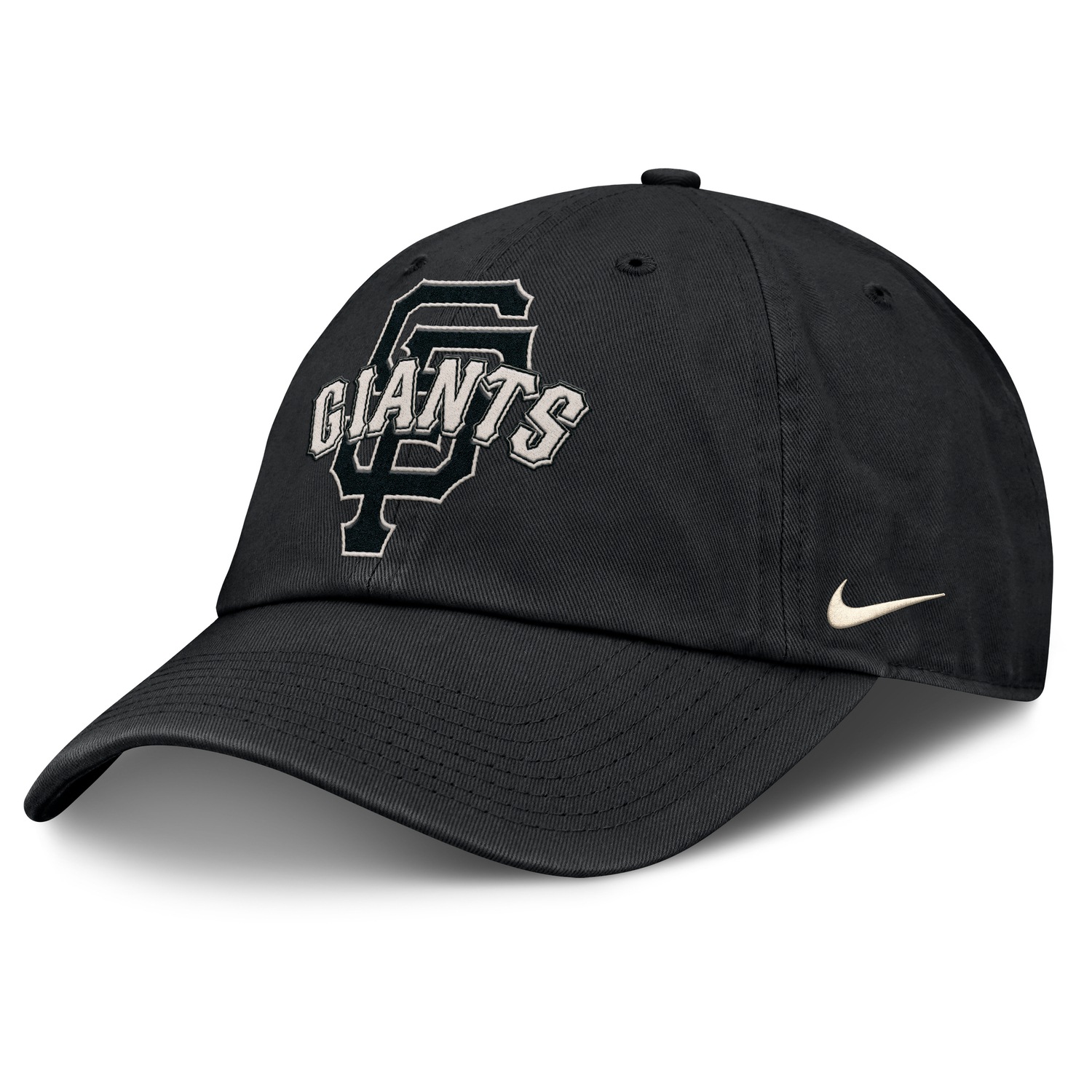 NIKE Jungen Baseball Cap "Nike Cap San Francisco Giants Nike Statement OC", schwarz, Gr. M, Baumwolle, Caps