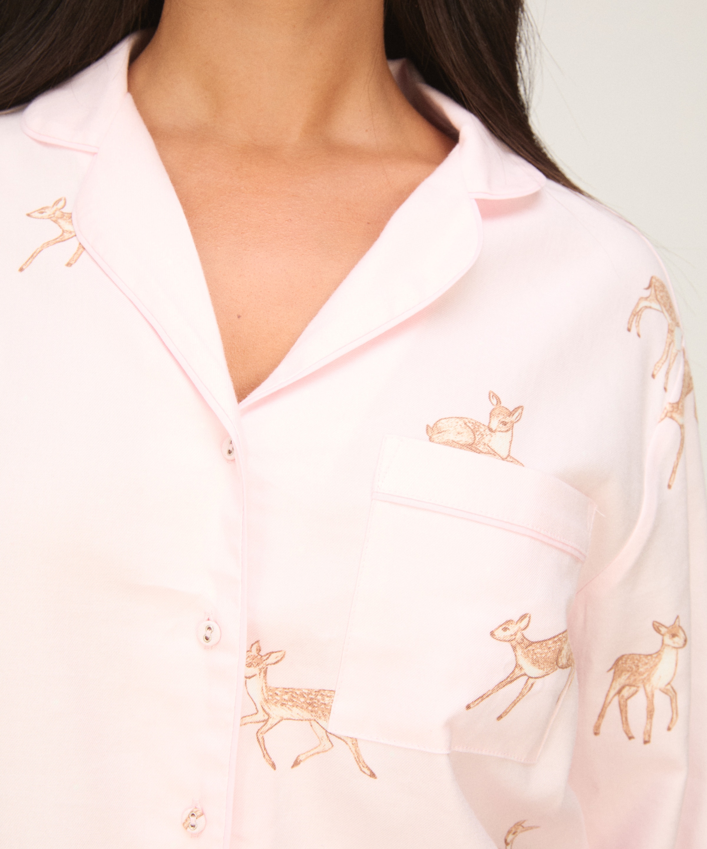 Hunkemöller Pyjama »Pyjama-Jacke Longsleeve Woven«