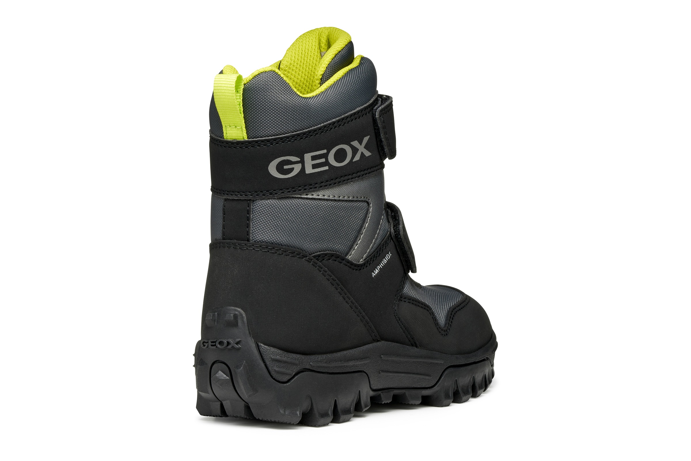 GEOX Himalaya Abx Garçon Gris Foncé/citron Vert 29 3
