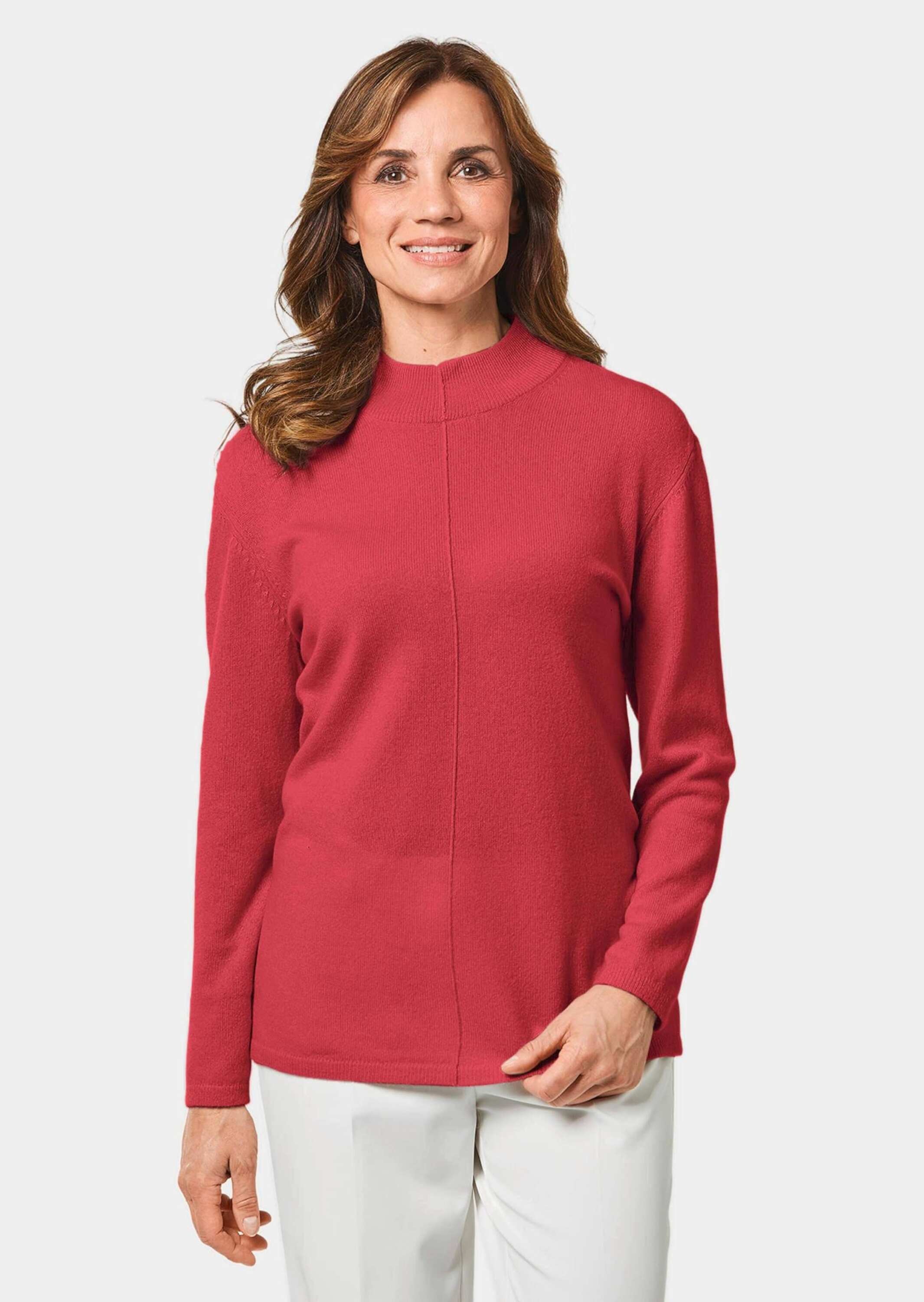 GOLDNER Strickpullover "Kuschelweicher Kaschmirpullover mit Kragen" Dekorat günstig online kaufen