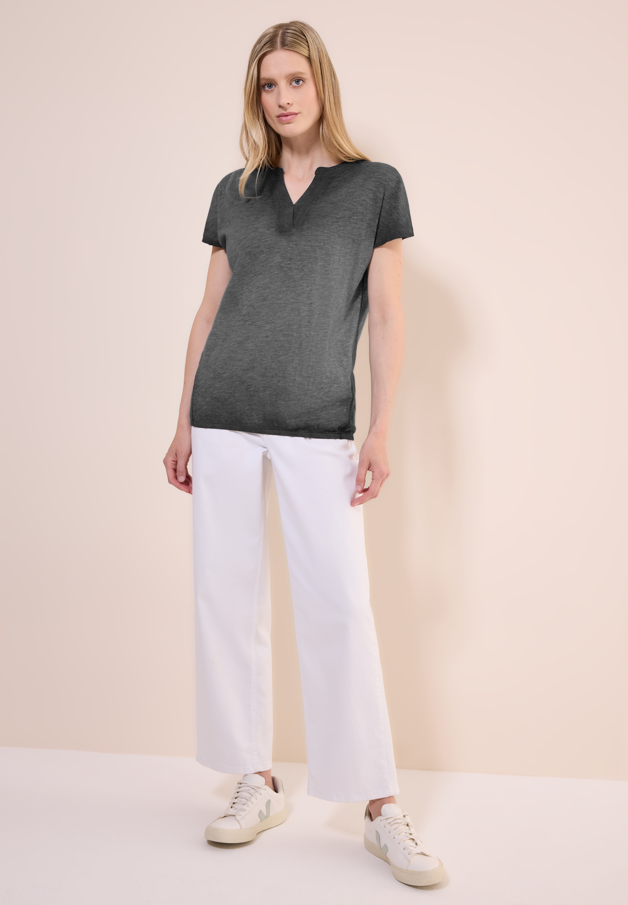 Cecil V-Shirt, aus reiner Baumwolle