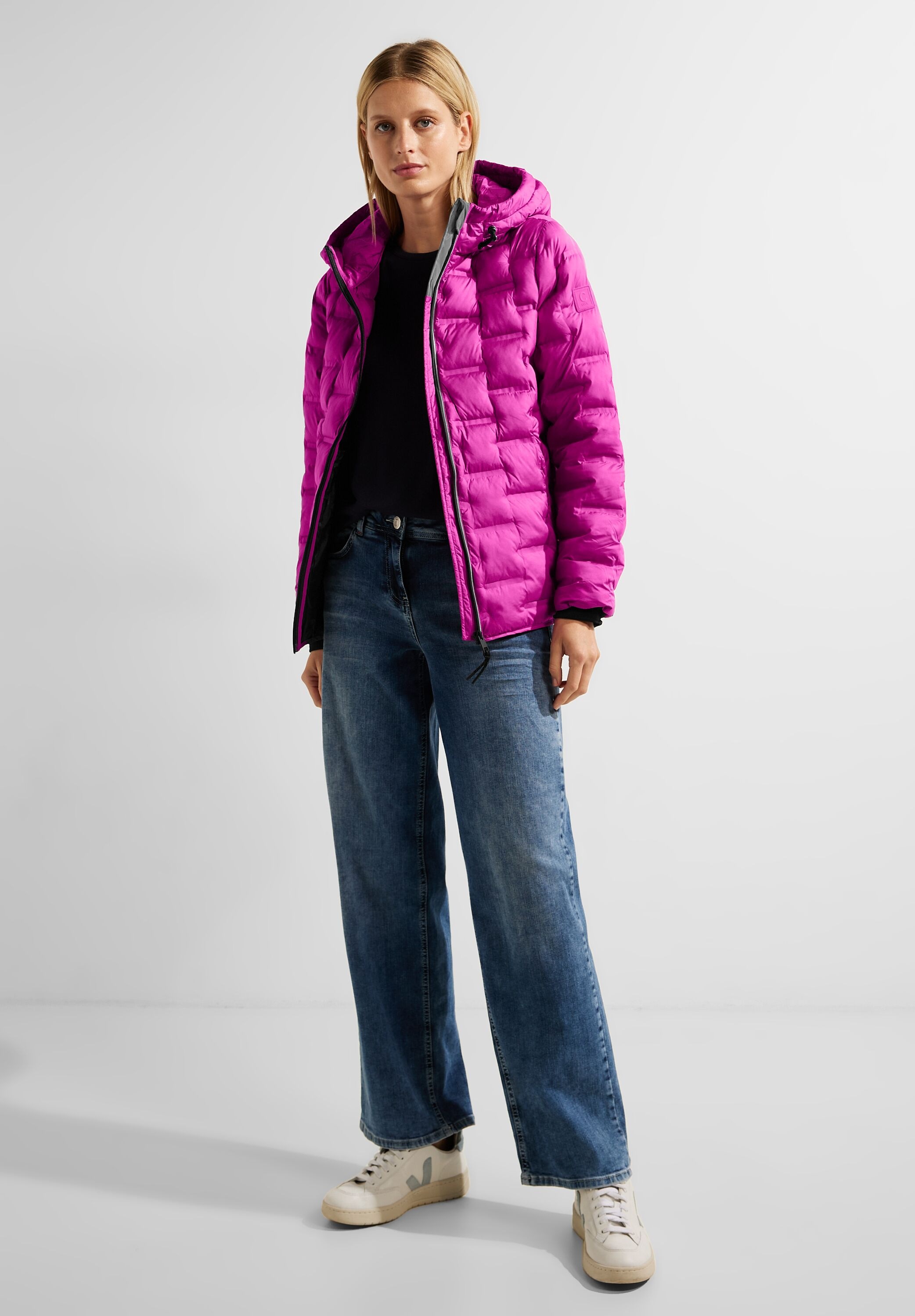 Cecil Steppjacke, mit Kapuze, mit Kapuze