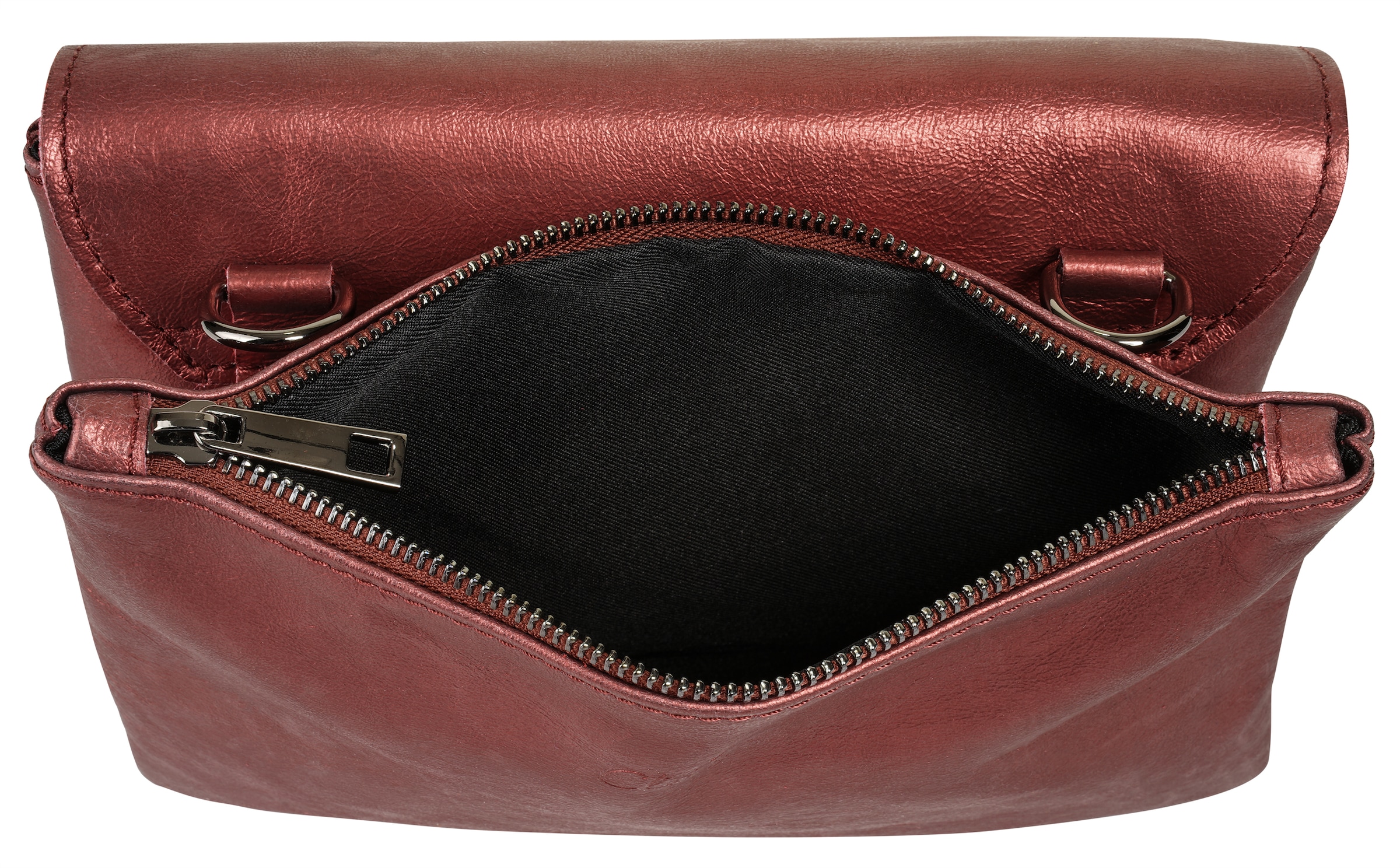 Cluty Umhängetasche echt Leder, Made in Italy