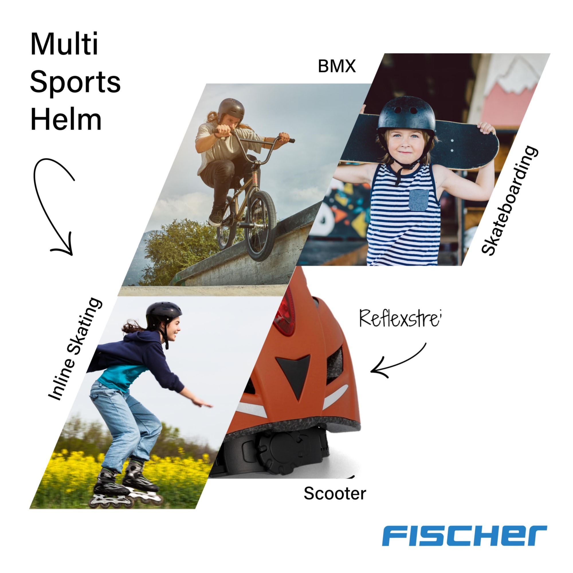 FISCHER Fahrrad BMX-Helm »Jump S/M«