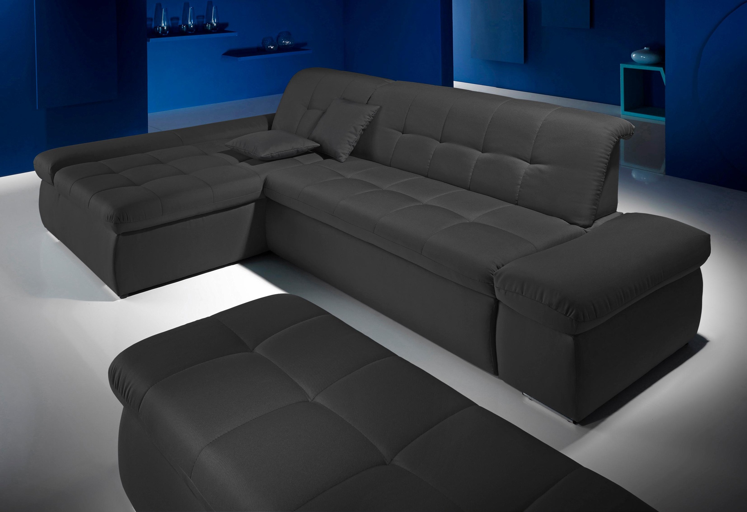 INOSIGN Ecksofa "ESRA, zeitlos und elegant. Breite 300cm, L-Form", wahlweis günstig online kaufen