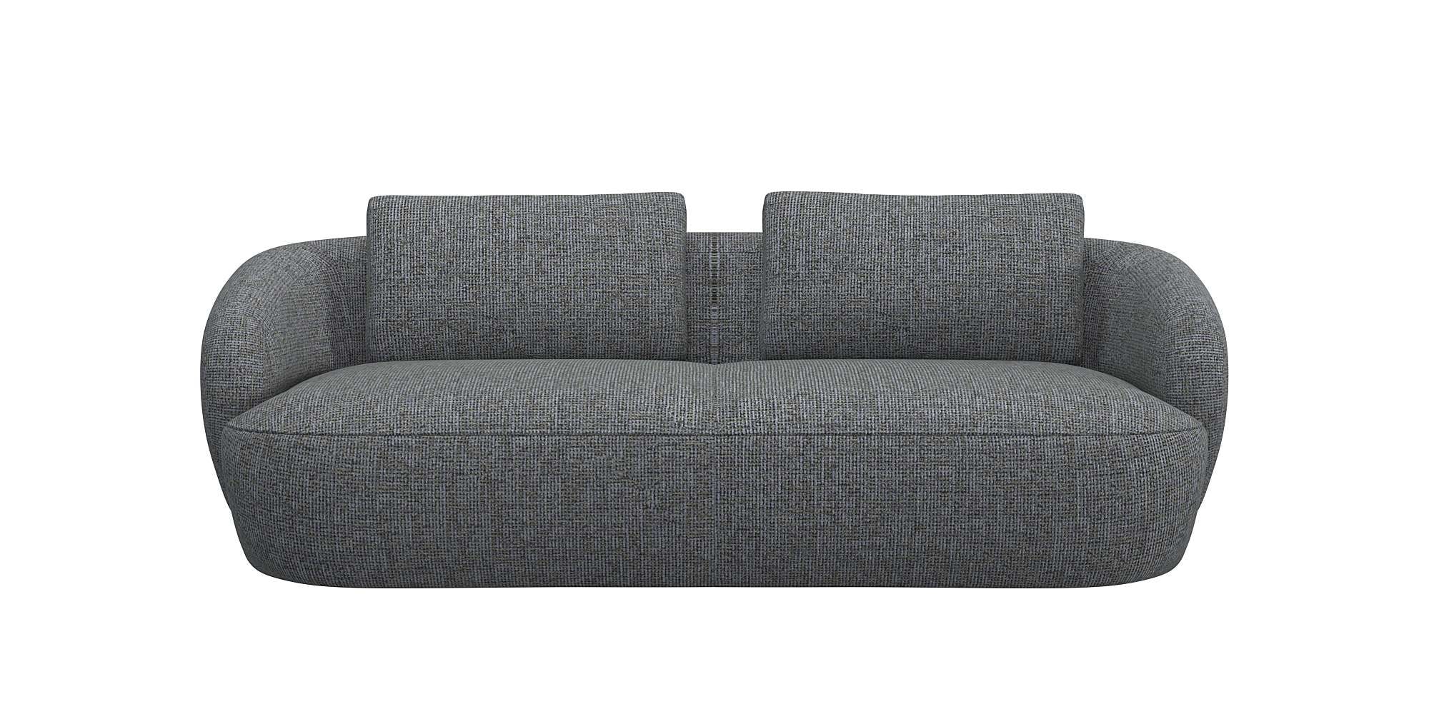 FLEXLUX 3-Sitzer "Torino, rund und bequem, Couch, Dreisitzer", Modernes, or günstig online kaufen
