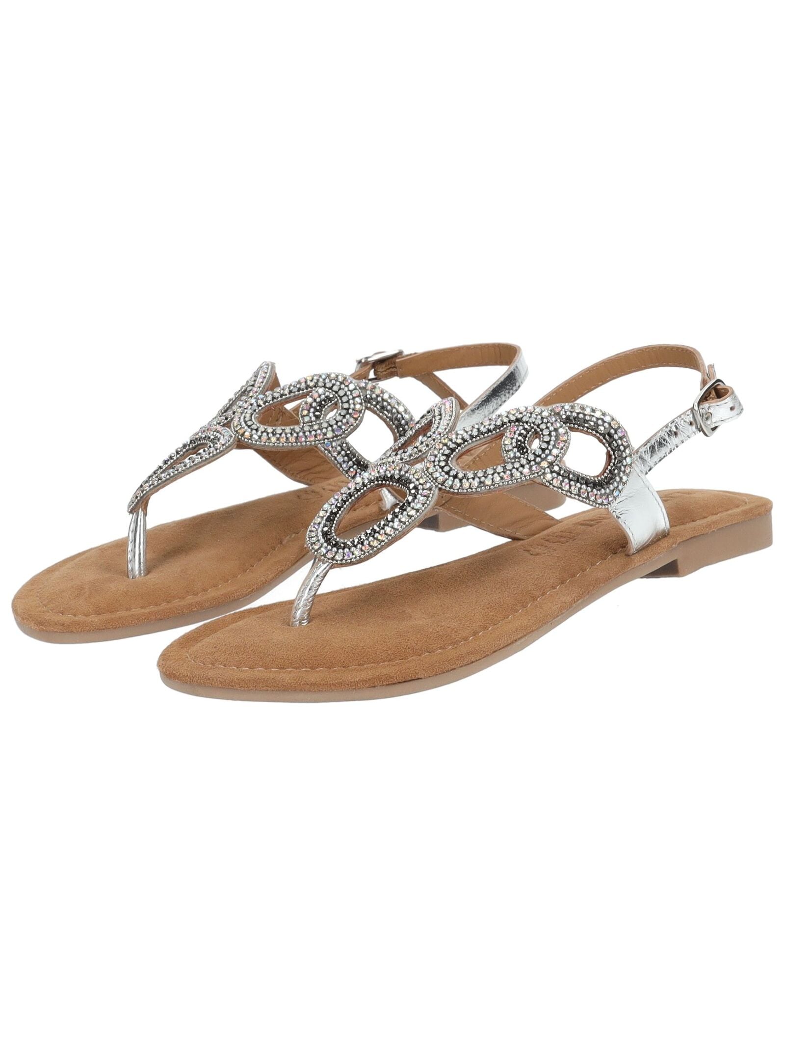 Lazamani Riemchensandale »Lazamani Sandalen Leder/Textil«