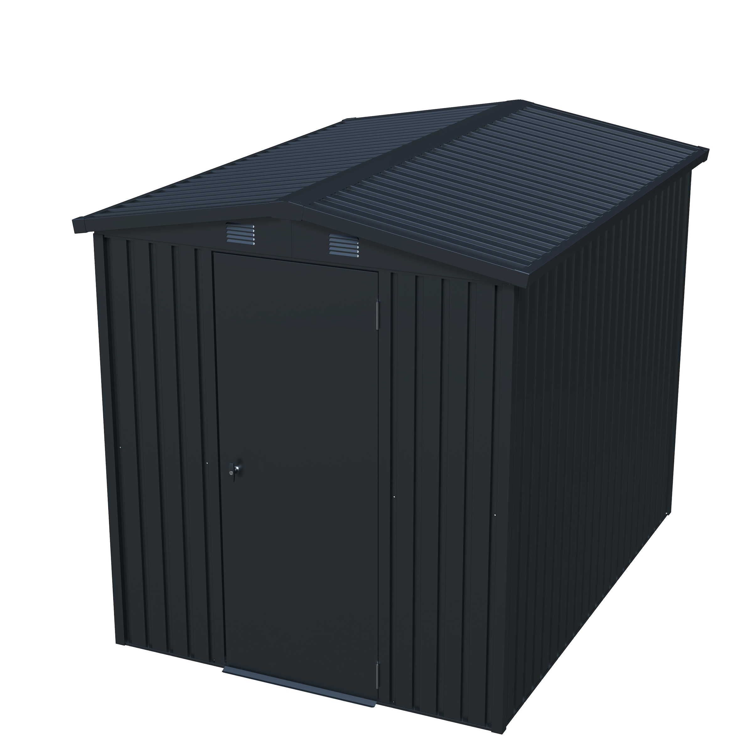 GARDEN 'N' MORE Gerätehaus »Pultdachhaus Basic plus« einfacher Aufbau, Langlebig, abschließbar, inkl. Regenrinne