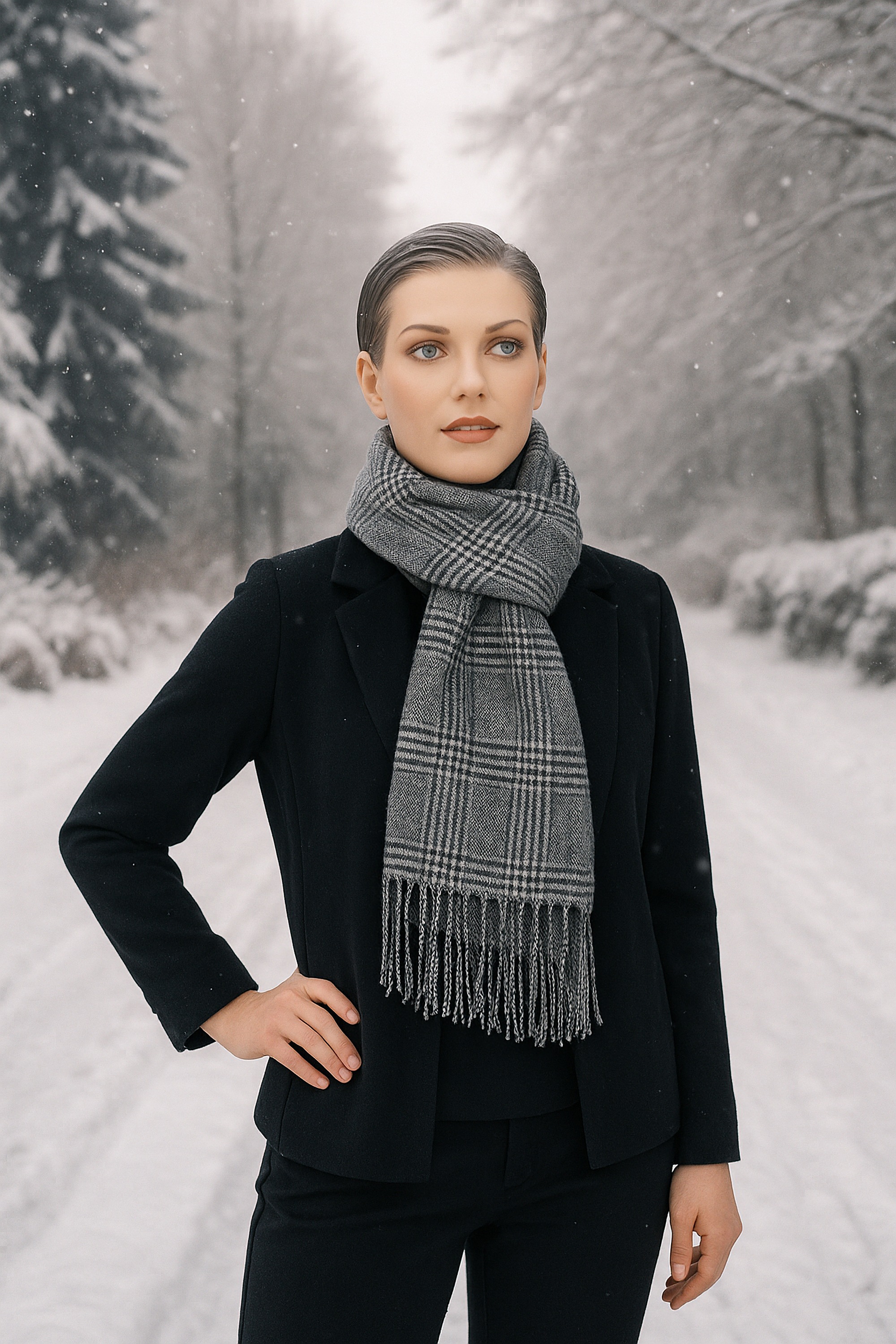 COLLEZIONE ALESSANDRO Wollschal »Scotland«, Made in Italy, mit Karomuster