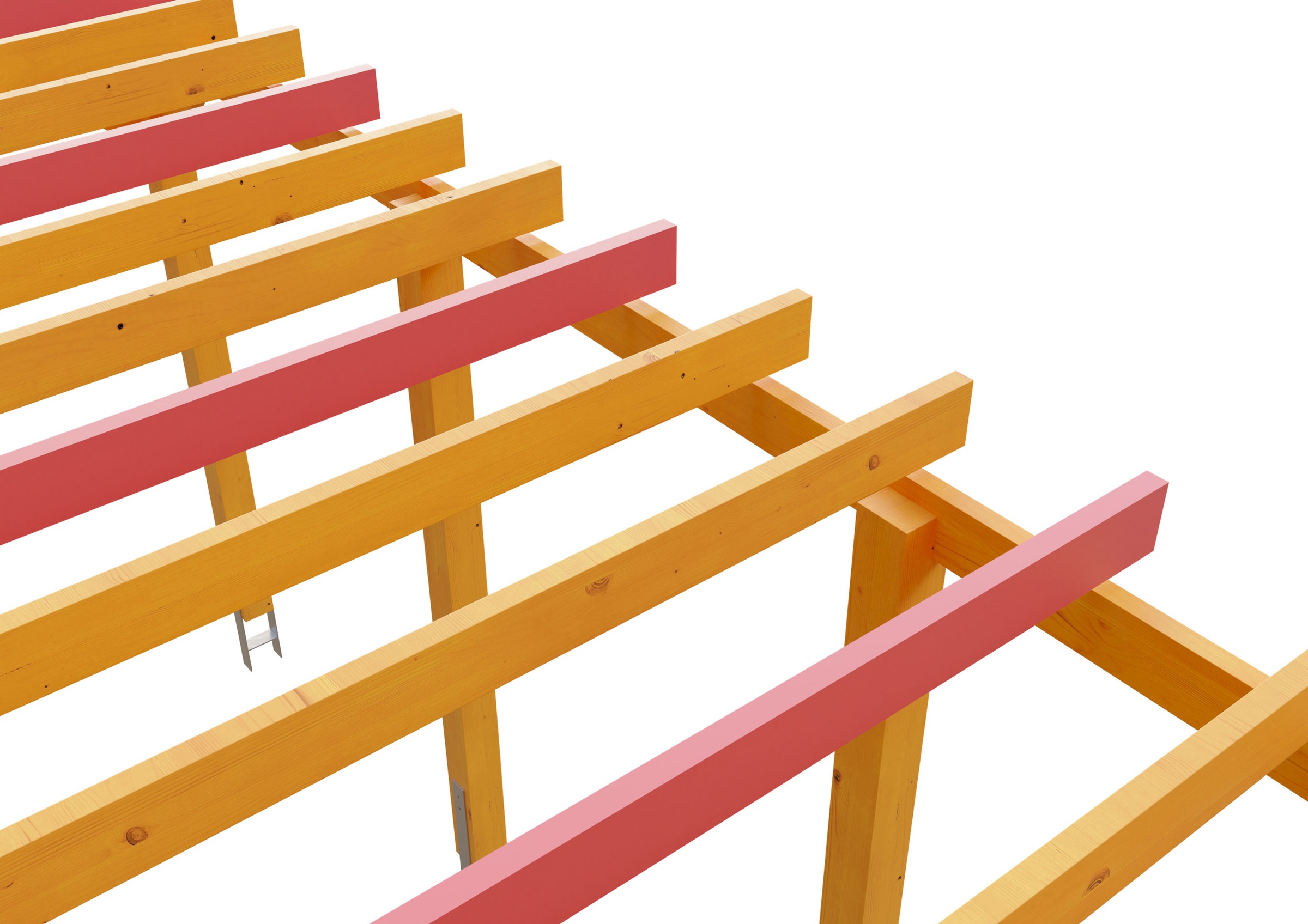 Carport-Stützelement SKANHOLZ, braun, Stützelemente, "Schneelasterhöhung"